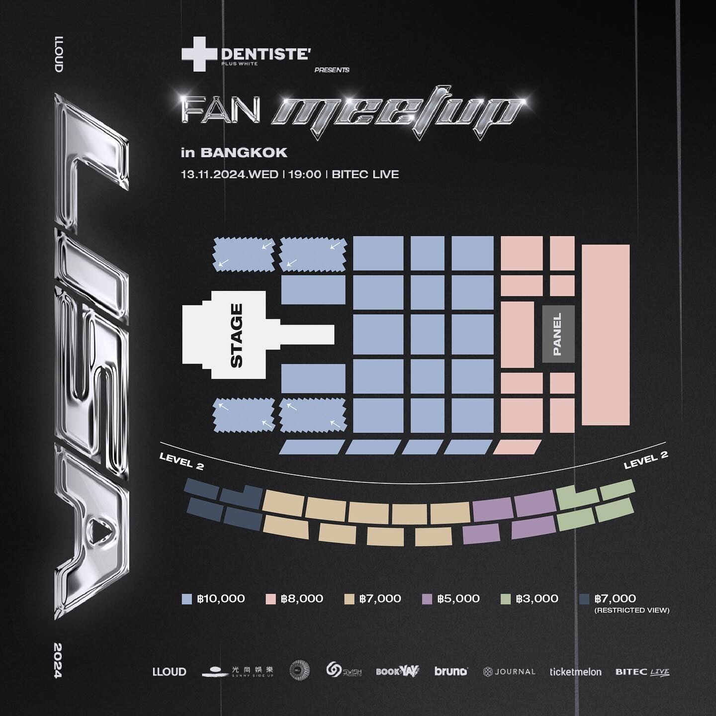 LISA Bangkok Fan Meeting 2024 - Seating Plan