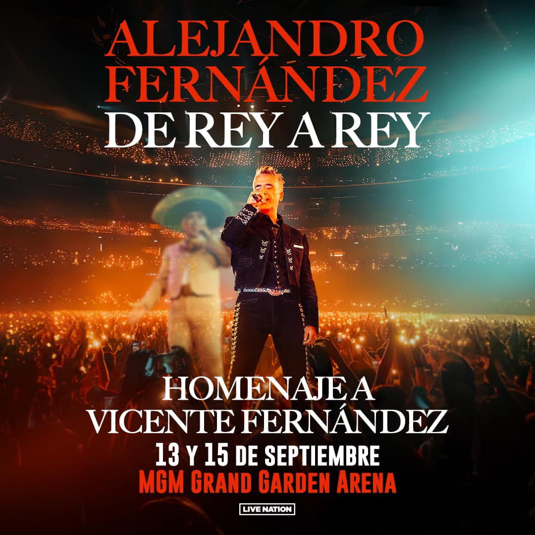 Alejandro Fernández at MGM Grand Garden Arena 2025 Concert
