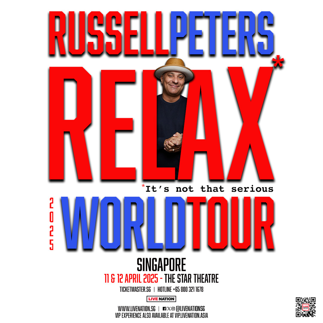 Russell Peters: RELAX* World Tour *it’s not that serious