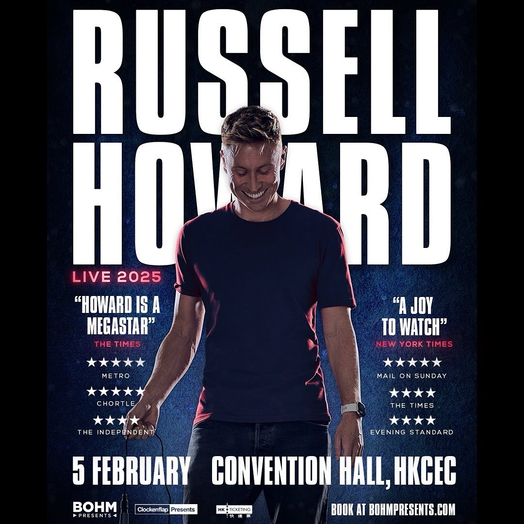 Russell Howard Live in Hong Kong 2025 StandUp Comedy