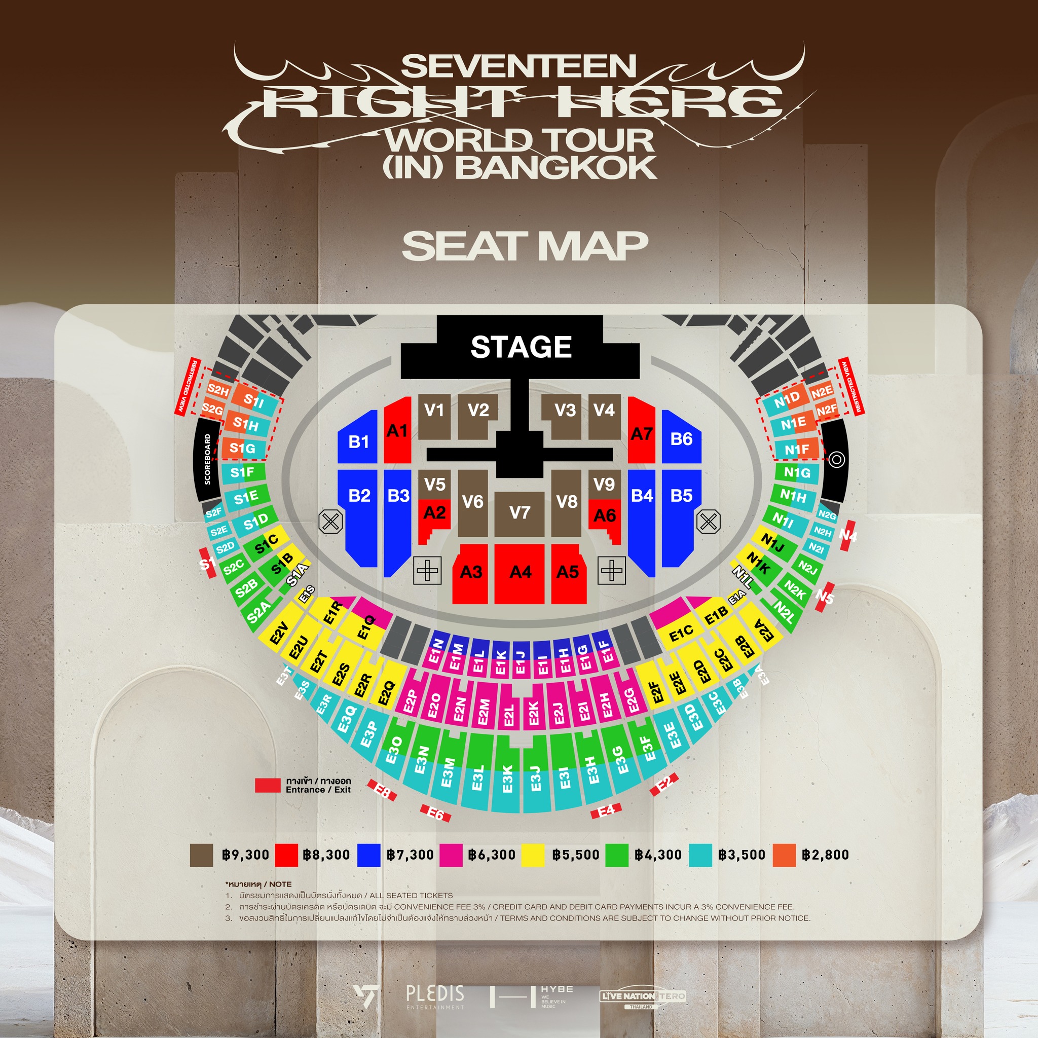 SEVENTEEN [RIGHT HERE] WORLD TOUR IN BANGKOK | Concert