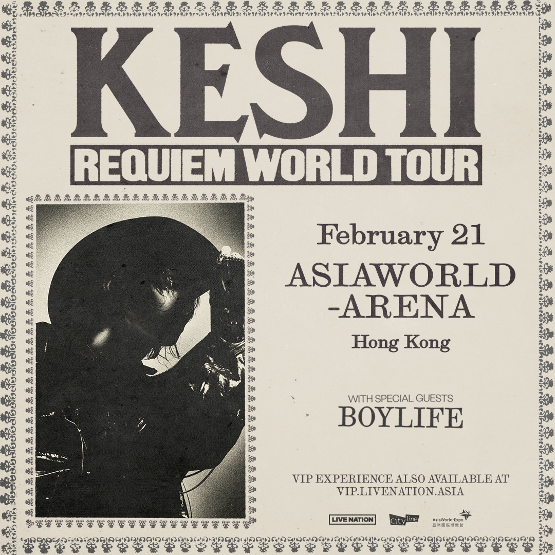 keshi: REQUIEM TOUR in Hong Kong【 演出日期更改安排 】