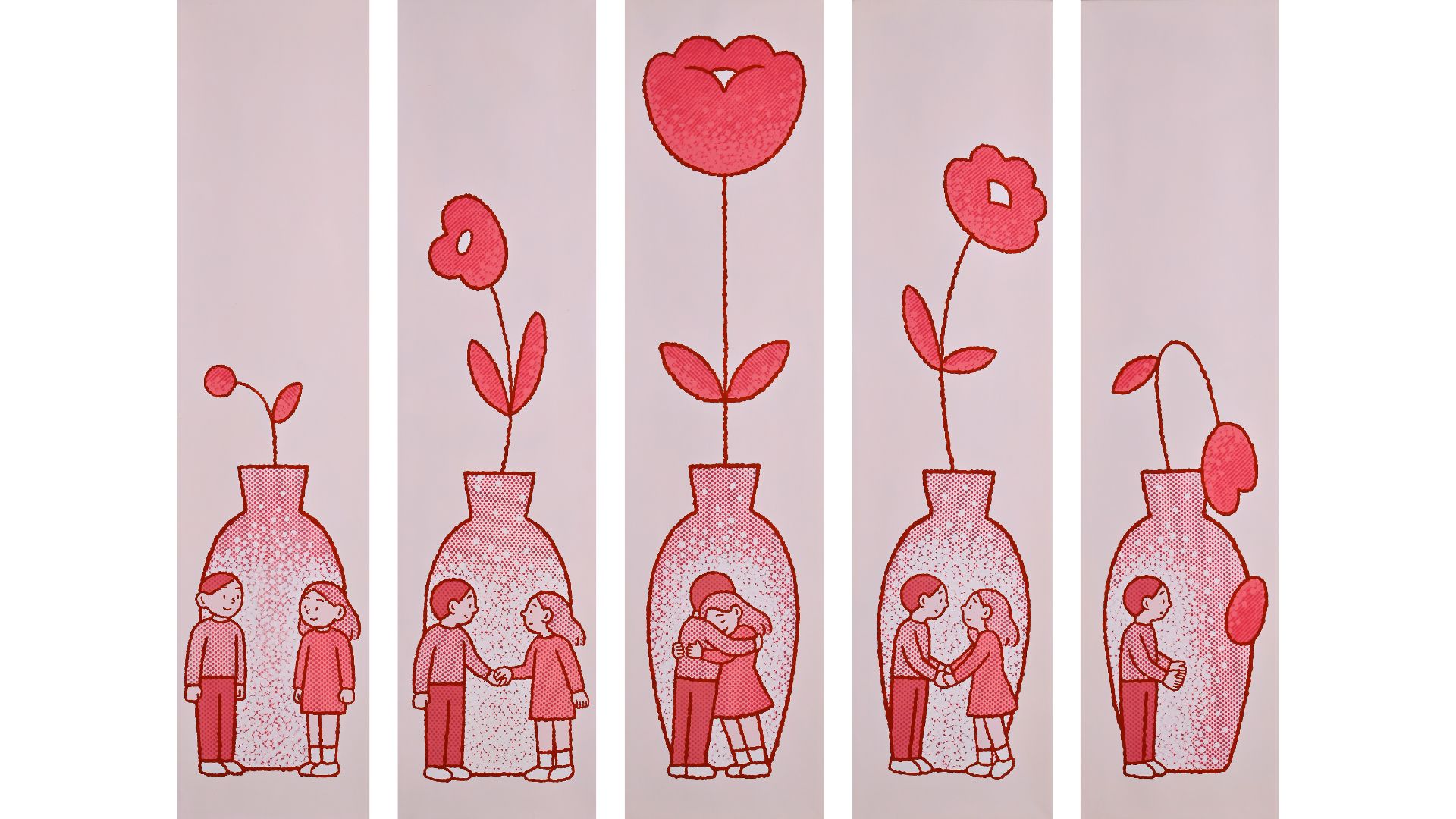 In this exhibition, Sundae Kids liken life to a winding road, filled with countless crossroads and an array of stories.