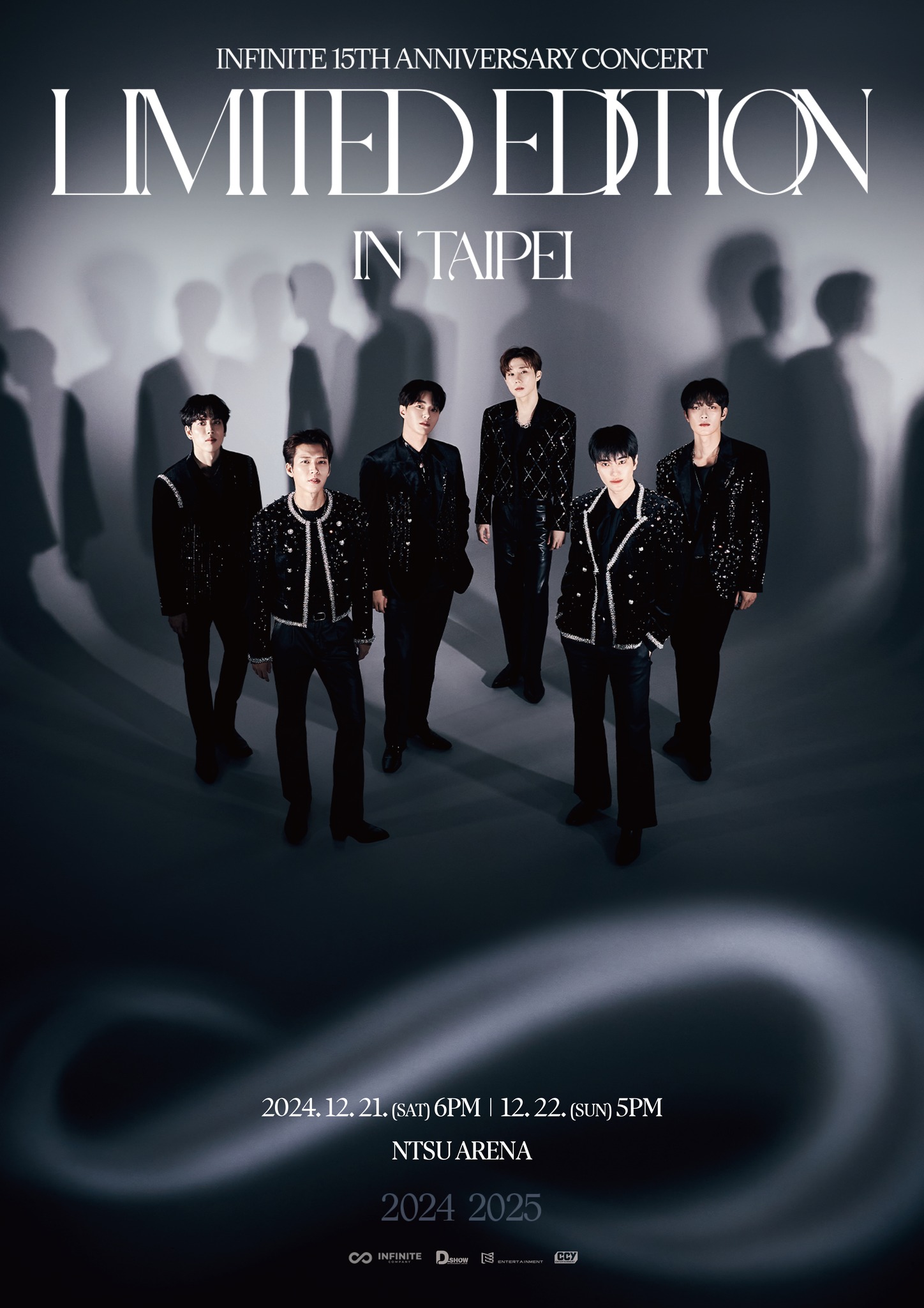人氣K-pop男團 INFINITE 宣佈即將舉辦15週年紀念演唱會，INFINITE 15th ANNIVERSARY CONCERT [LIMITED EDITION] IN TAIPEI台北站將於2024年12月21-22日在林口體育館連開兩場