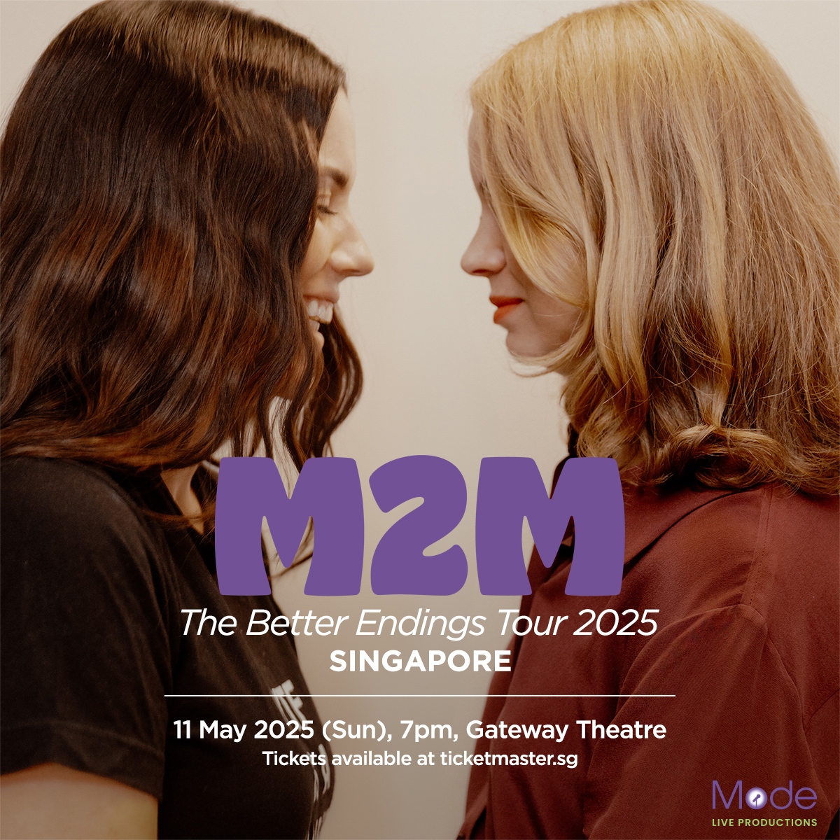 M2M Singapore Concert | M2M The Better Endings Tour 2025