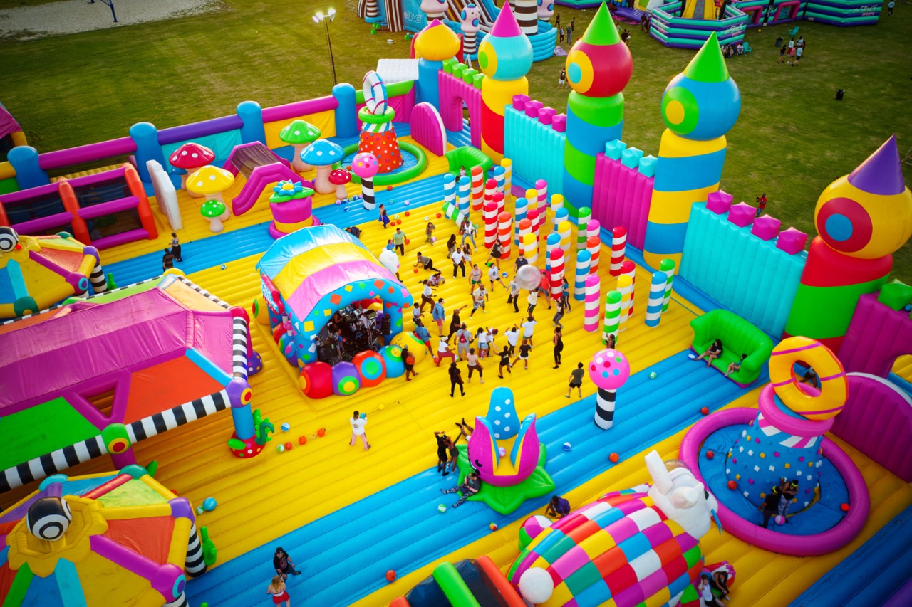 全球最大充氣城堡 大