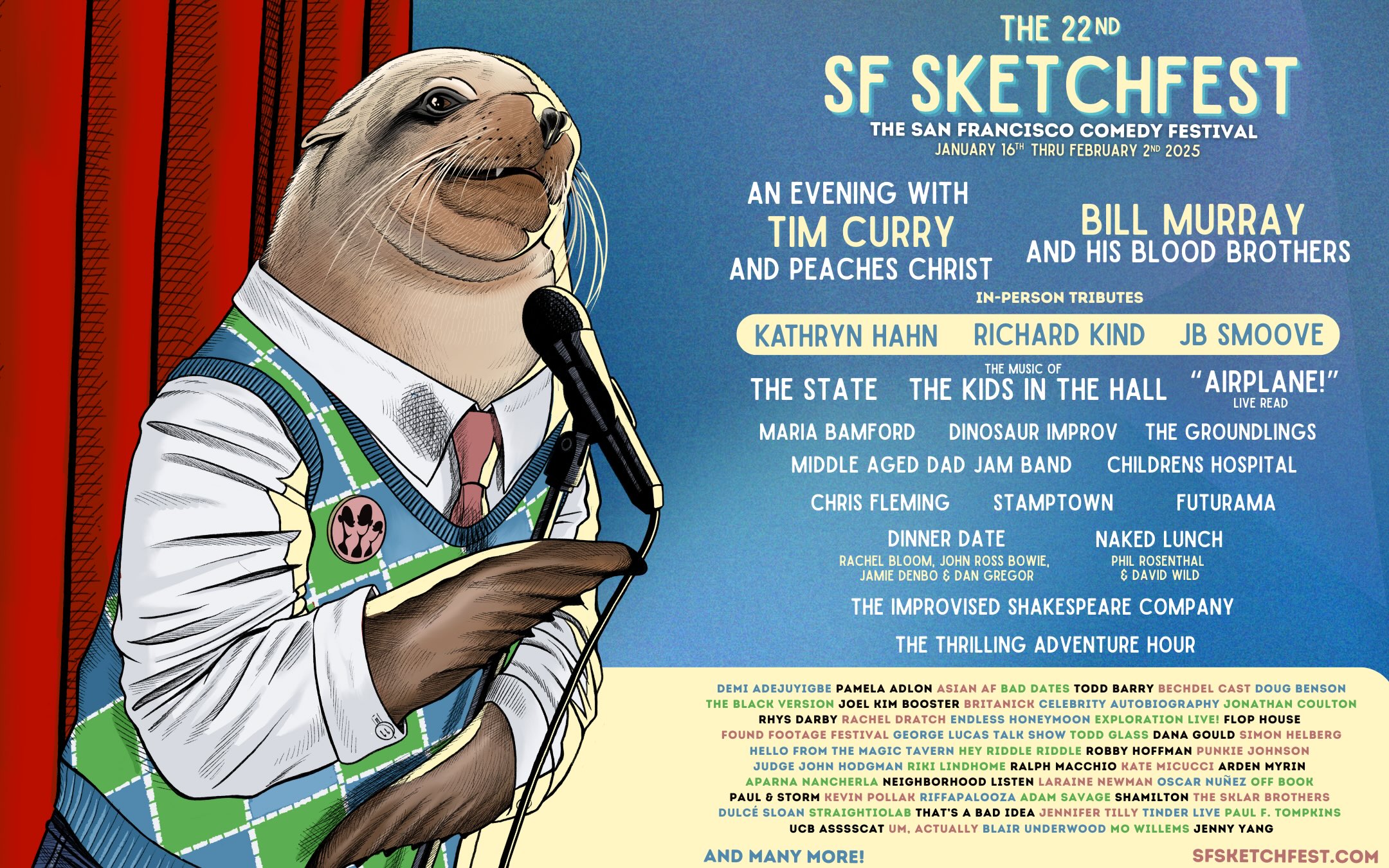 SF SKETCHFEST ANNOUNCES INITIAL LINEUP FOR 2025 COMEDY FESTIVAL IN SAN FRANCISCO, JANUARY 16 - FEBRUARY 2