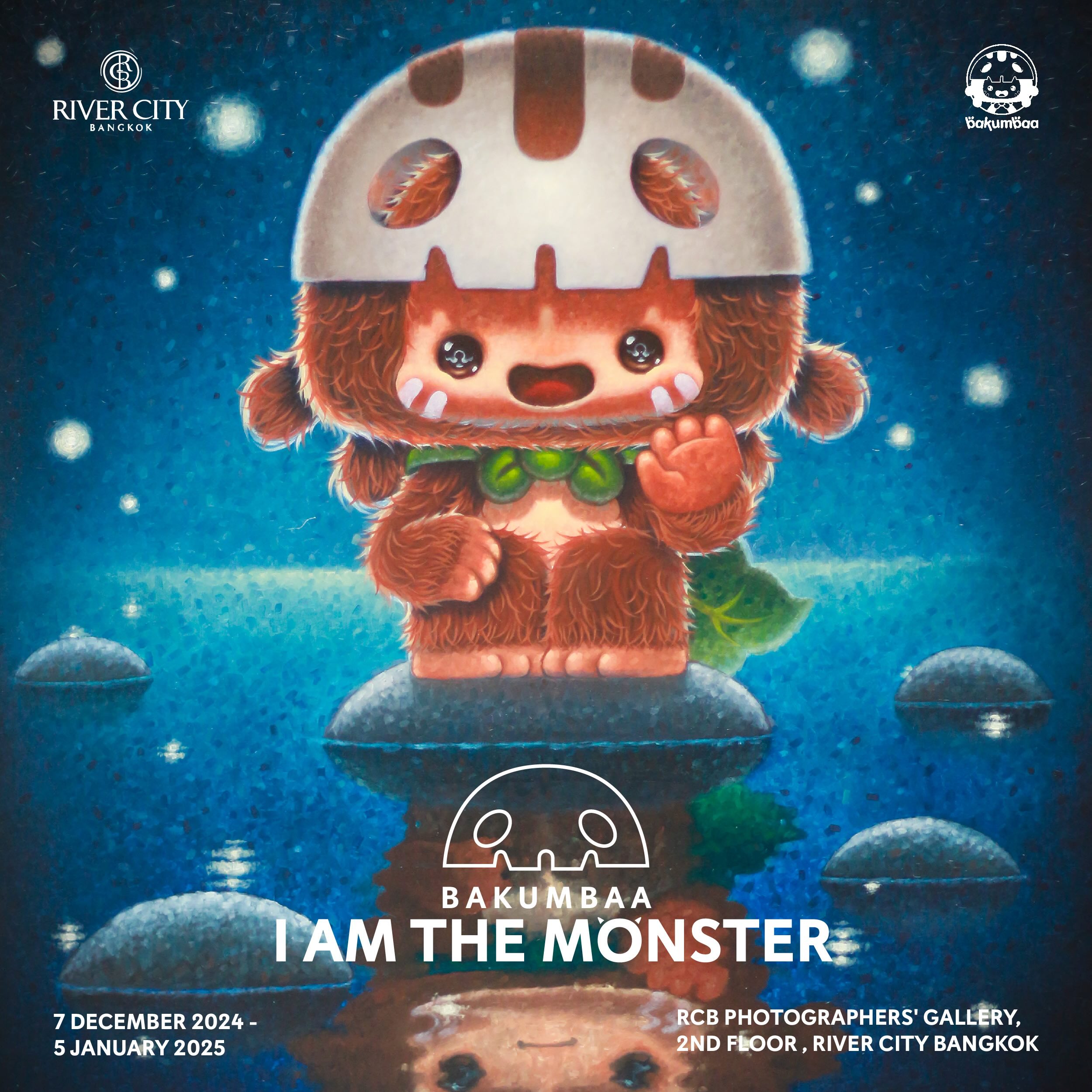 River City Bangkok 荣幸呈现艺术家 BAKUMBAA（Danai Seneesaowaluk）首次个人展览「BAKUMBAA: I Am the Monster」