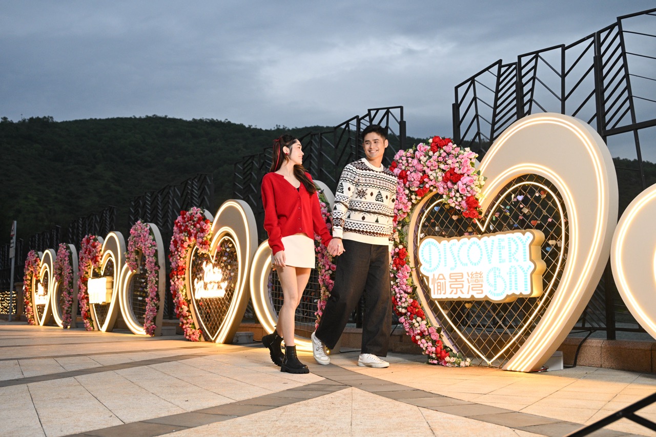 8 愉景灣意式冬日仙境－愉景北商場心鎖長廊 大