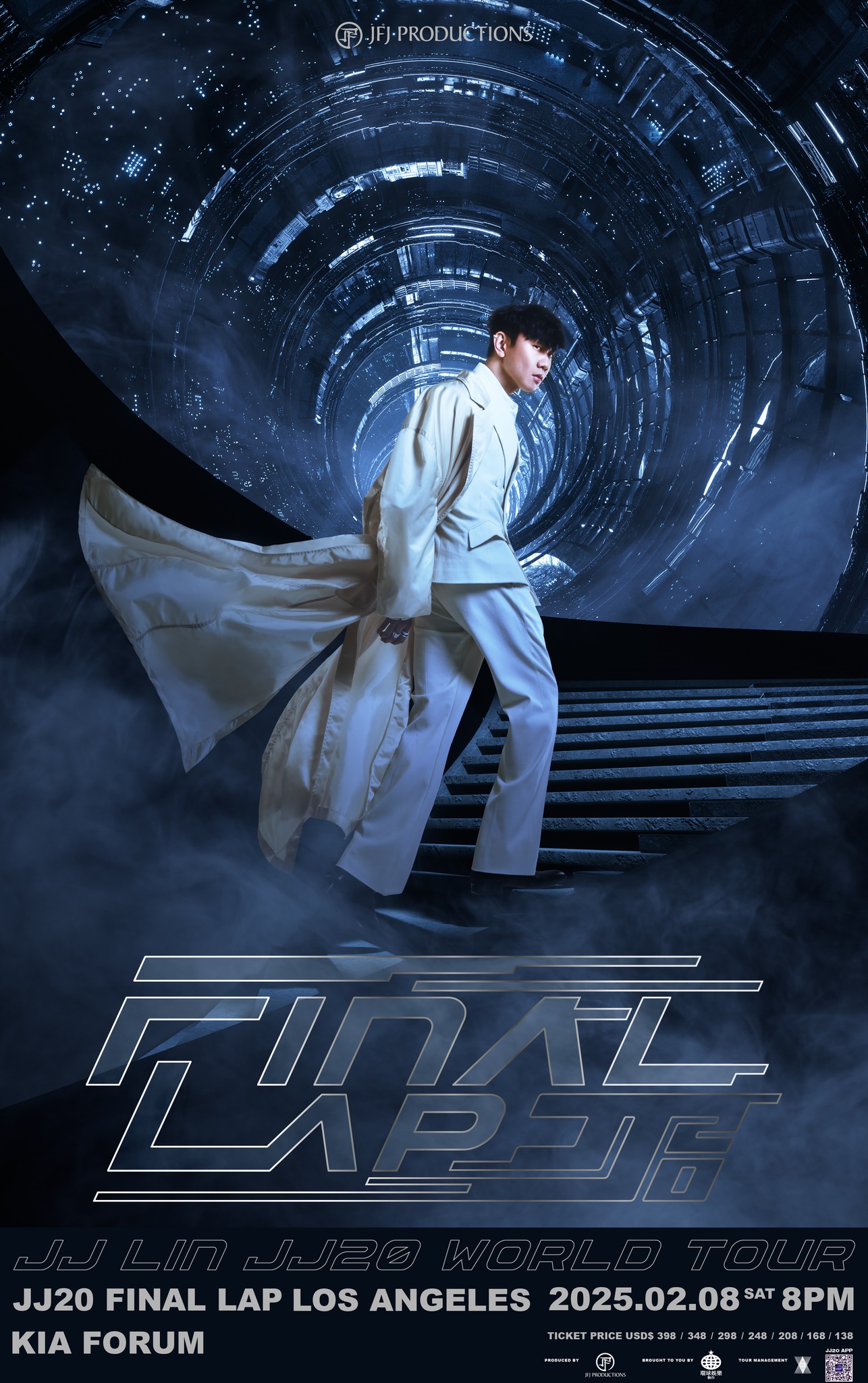 JJ Lin announced that he will hold the "JJ Lin JJ20 FINAL LAP World Tour Concert" in Los Angeles