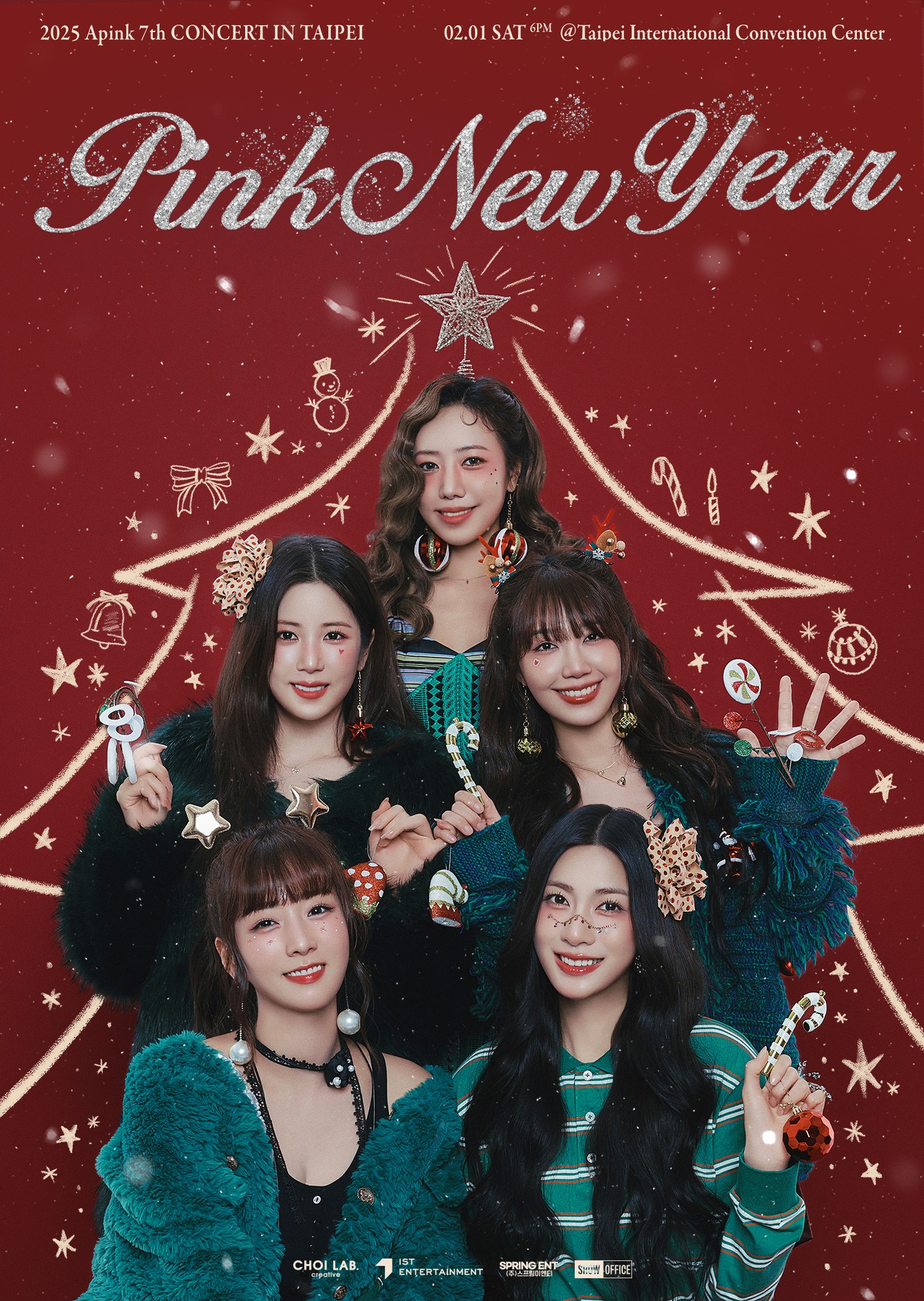 韓國人氣女團Apink睽違已久再次以團體的方式在台灣舉辦演唱會,2025年2月1日台北國際會議中心TICC開唱