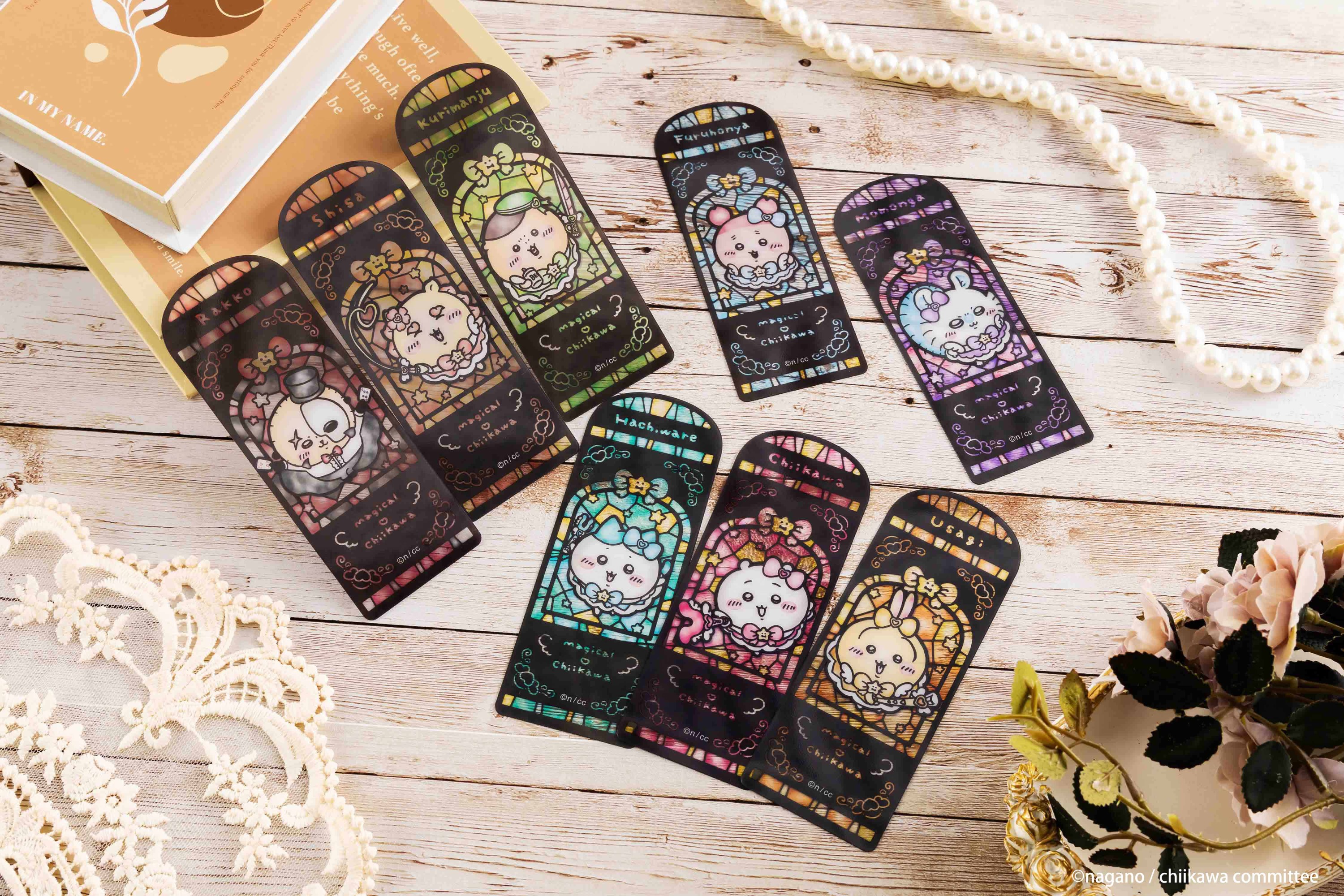 魔法吉伊卡哇華山快閃店重點商品:魔法吉伊卡哇彩繪玻璃風隨機壓克力書籤(全8種)