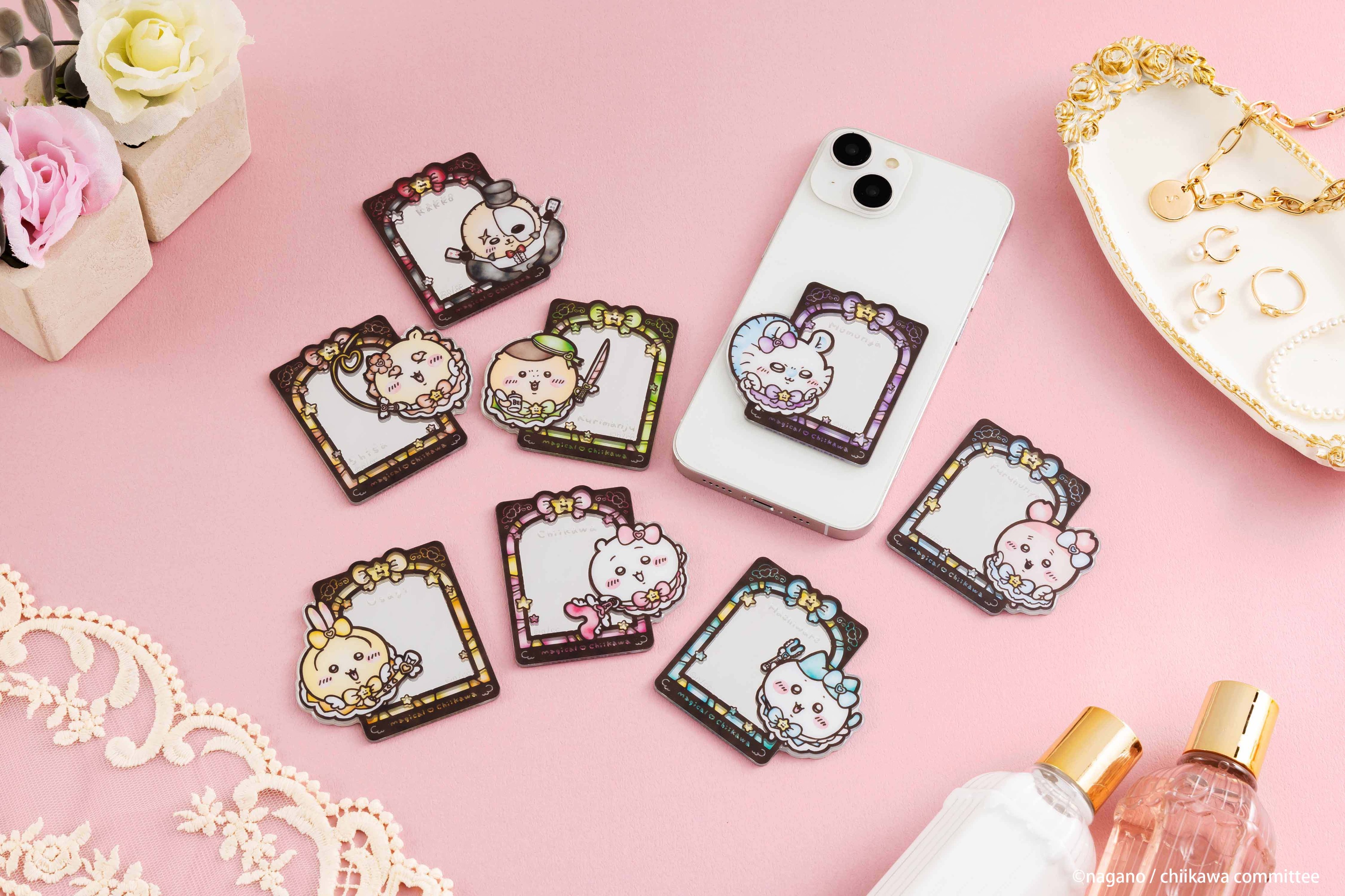 魔法吉伊卡哇華山快閃店重點商品:魔法吉伊卡哇彩繪玻璃風隨機壓克力貼紙(全8種)