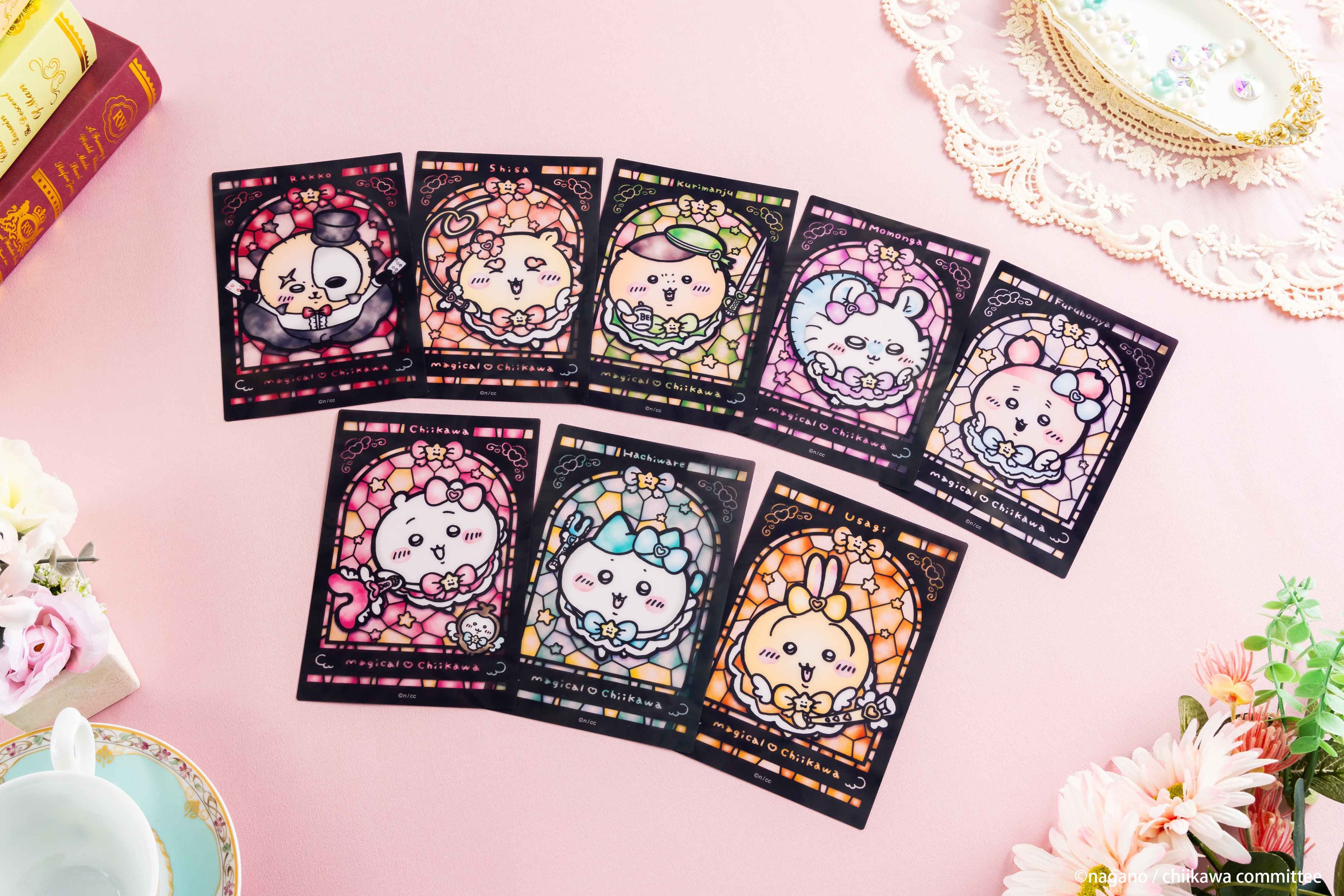 魔法吉伊卡哇華山快閃店重點商品:魔法吉伊卡哇彩繪玻璃風透卡