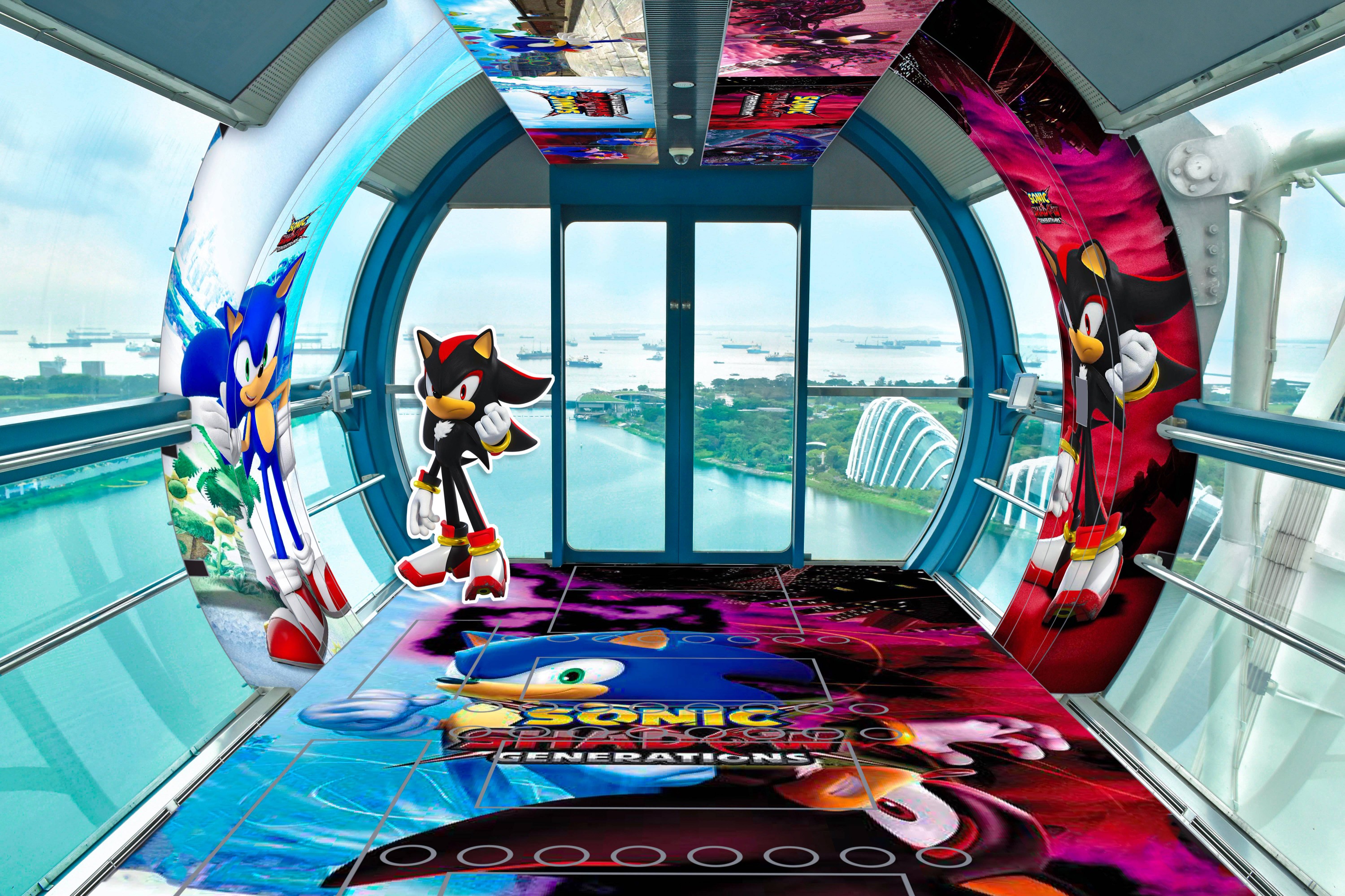 Singapore Flyer - Sonic X Shadow Generations Capsule