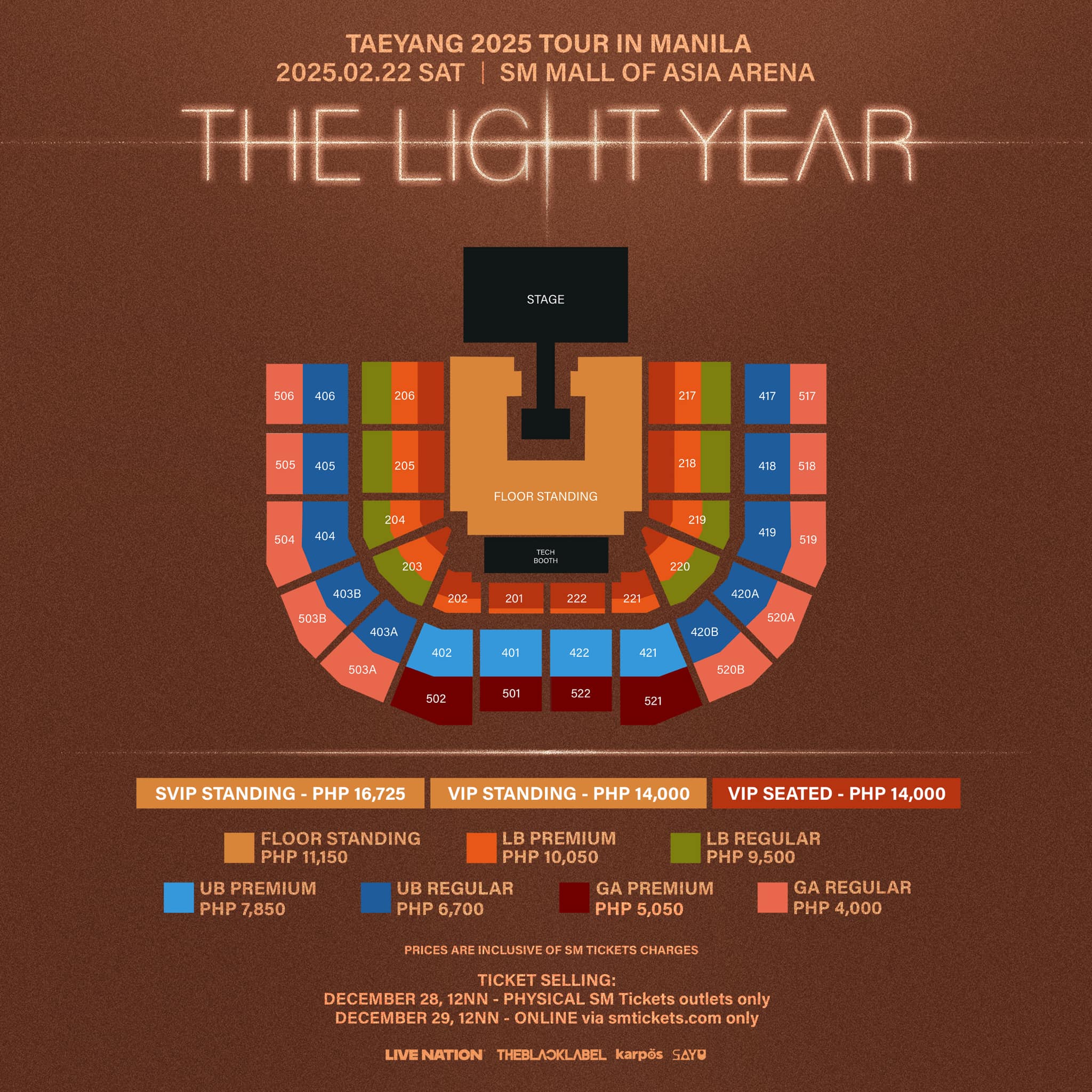 BIGBANG TAEYANG Concert 2025 Manila | SM Mall of Asia Arena