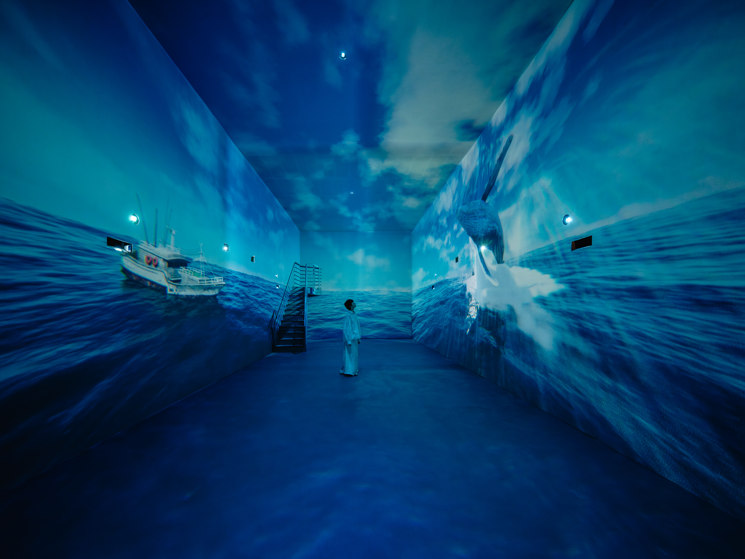 2024落山風藝術季看海美術館光影主題 - 黑川媒體互動藝術|海湧之境