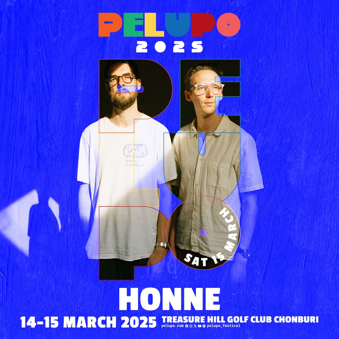 PELUPO 2025 Line Up-HONNE