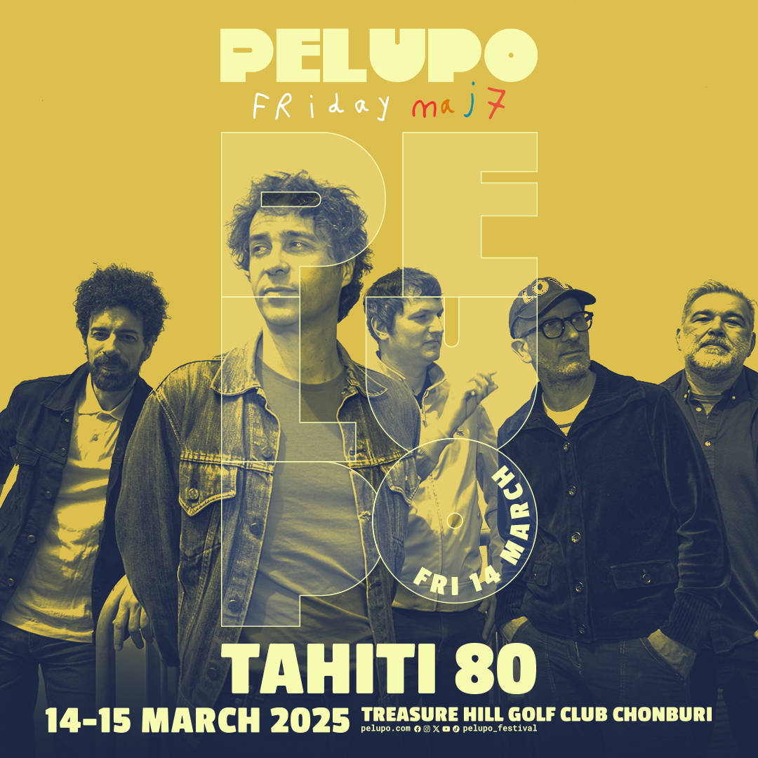 PELUPO 2025 Line Up-Tahiti 80