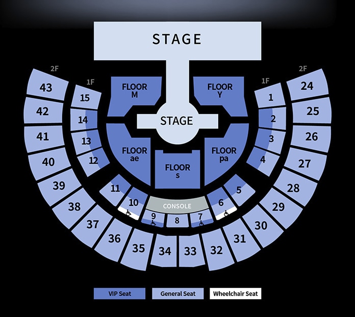 aespa首爾演唱會2025安可場座位圖