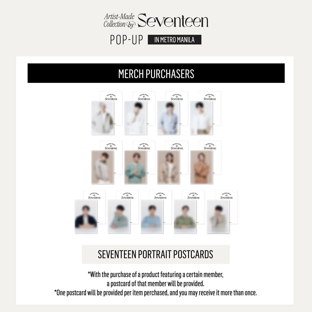 Artist-Made Collection by SEVENTEEN POP-UP in Metro Manila