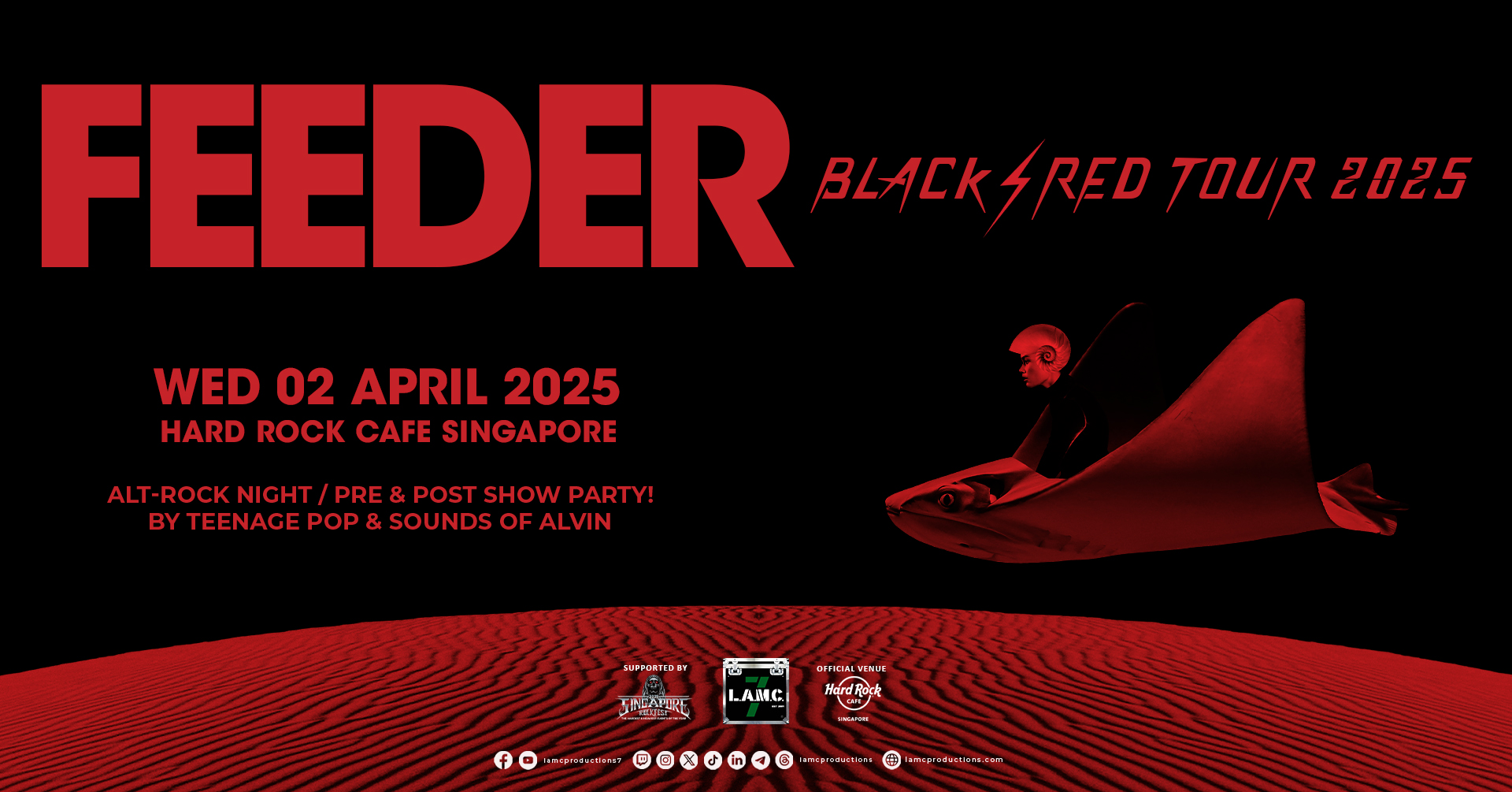 FEEDER Singapore Concert 2025 | Black/Red Tour 2025
