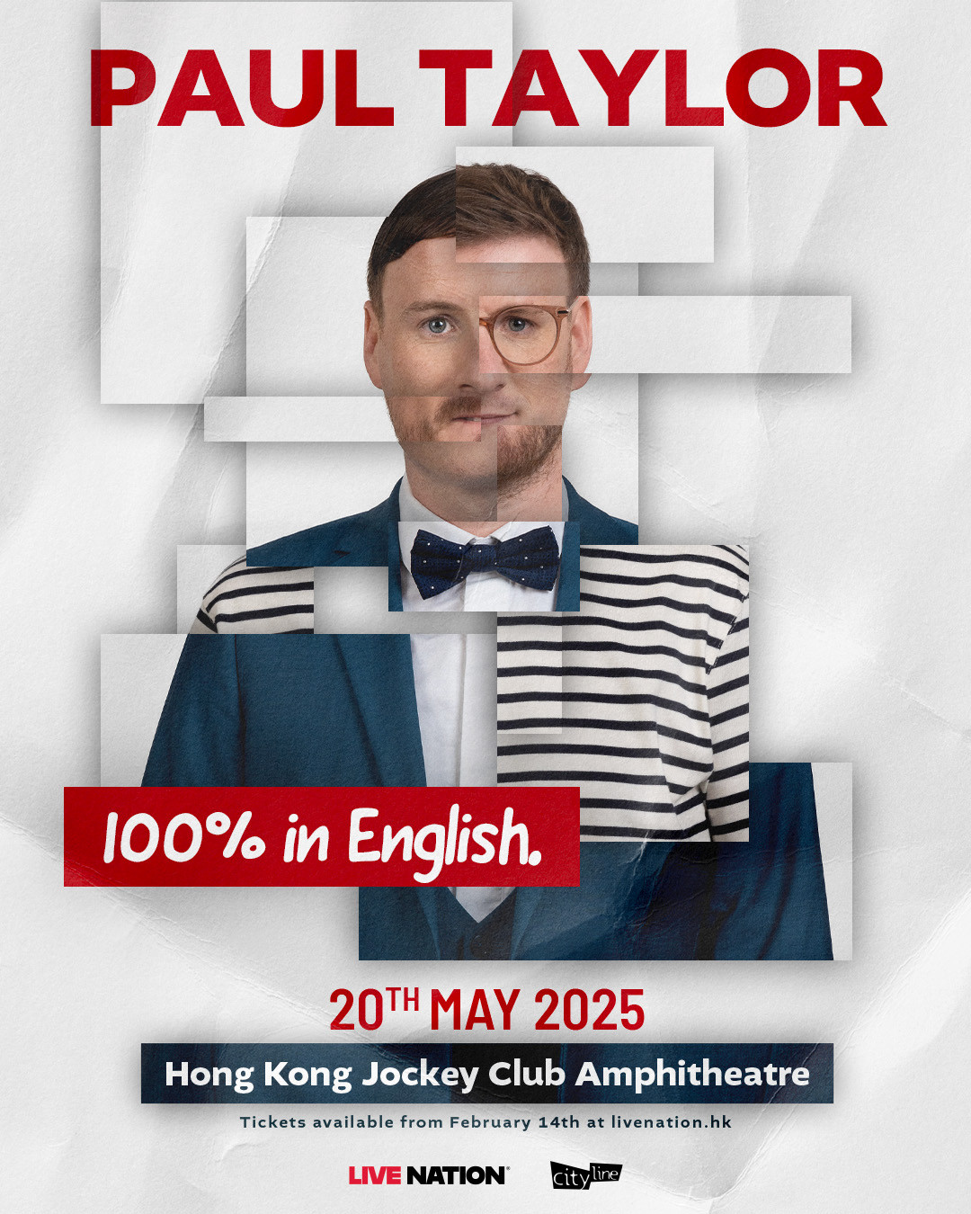 Bilingual British Comedian Paul Taylor Comes to Hong Kong