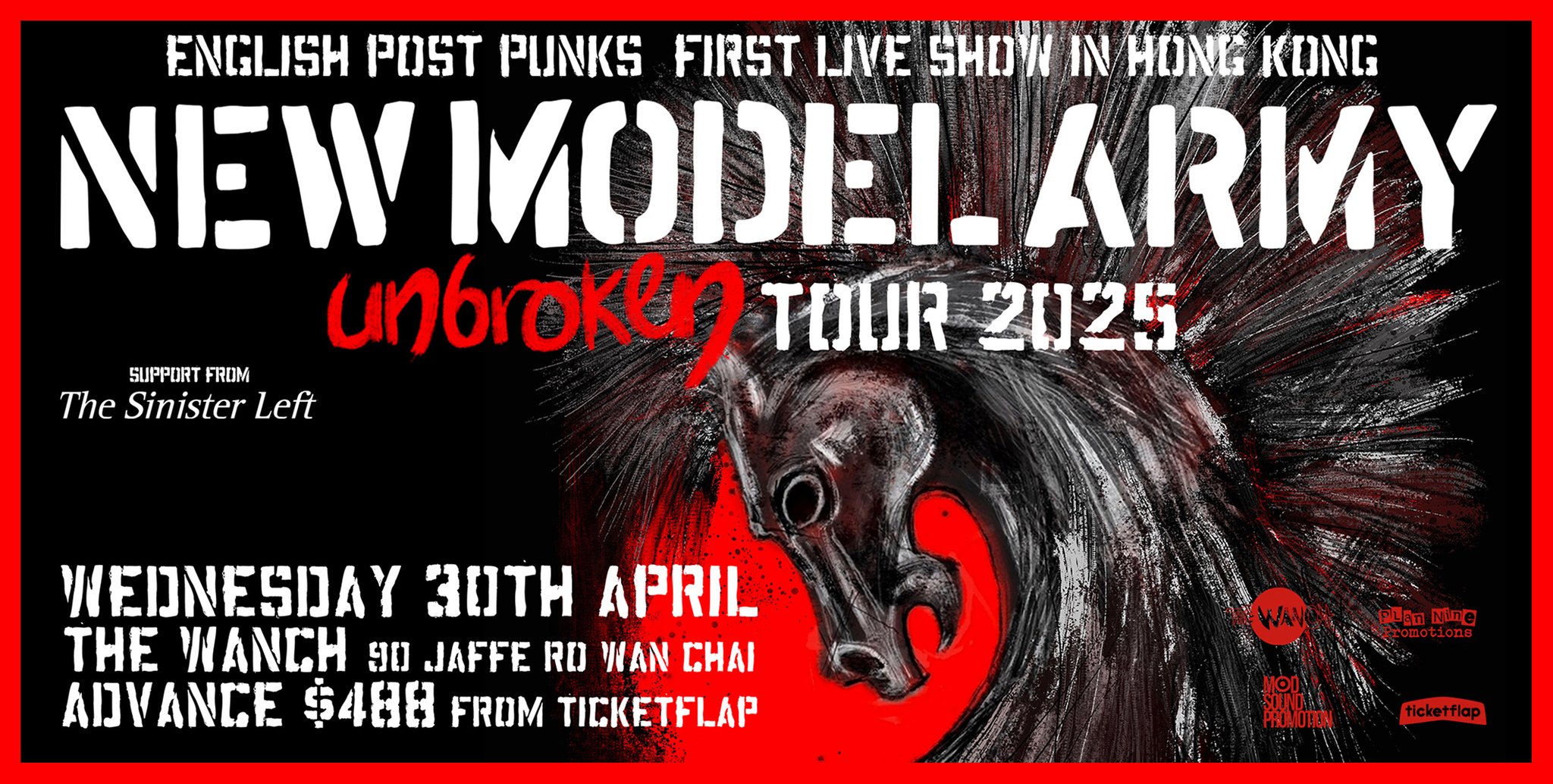 New Model Army 香港音樂會2025｜New Model Army Live in Hong Kong