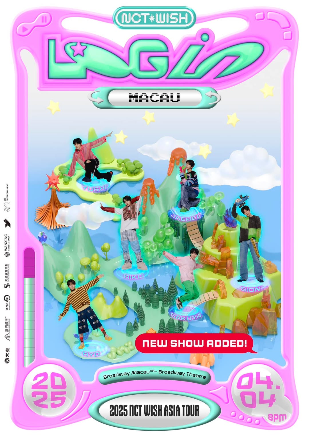 2025 NCT WISH ASIA TOUR LOG in MACAU 加场！