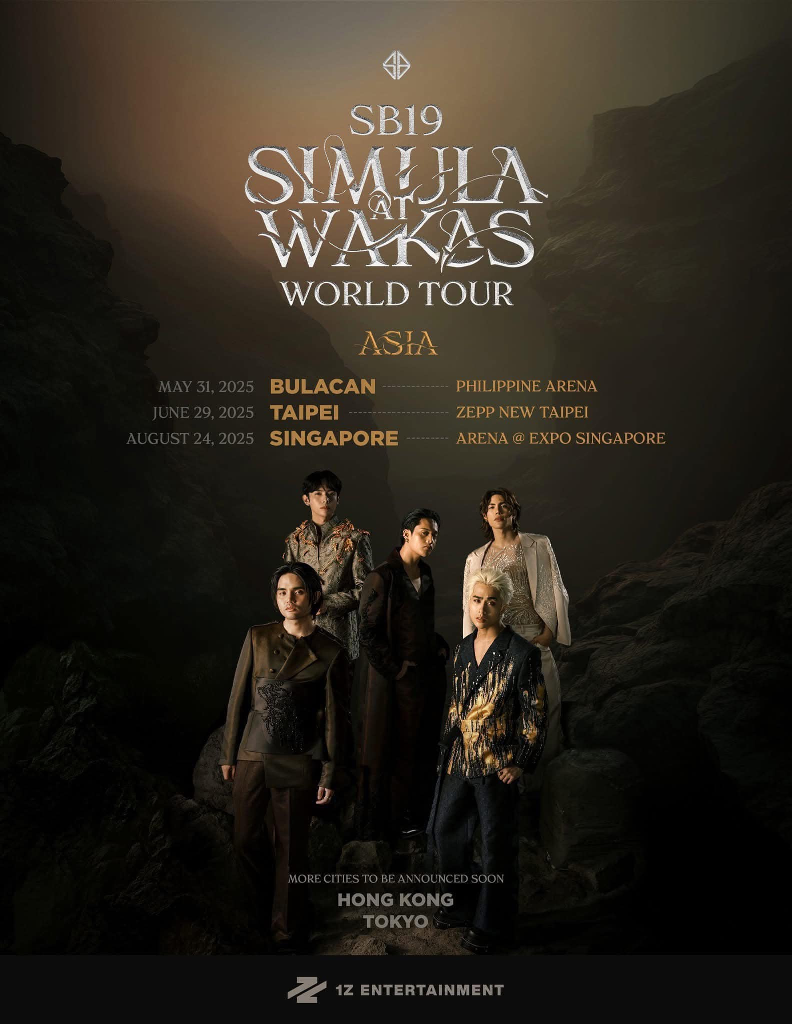 Filipino boy band SB19 is kicking off the "Simula at Wakas World Tour" at Philippine Arena on 31 May 2025