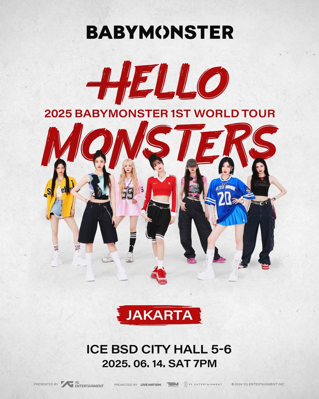 2025 BABYMONSTER 1st WORLD TOUR < HELLO MONSTERS > IN JAKARTA