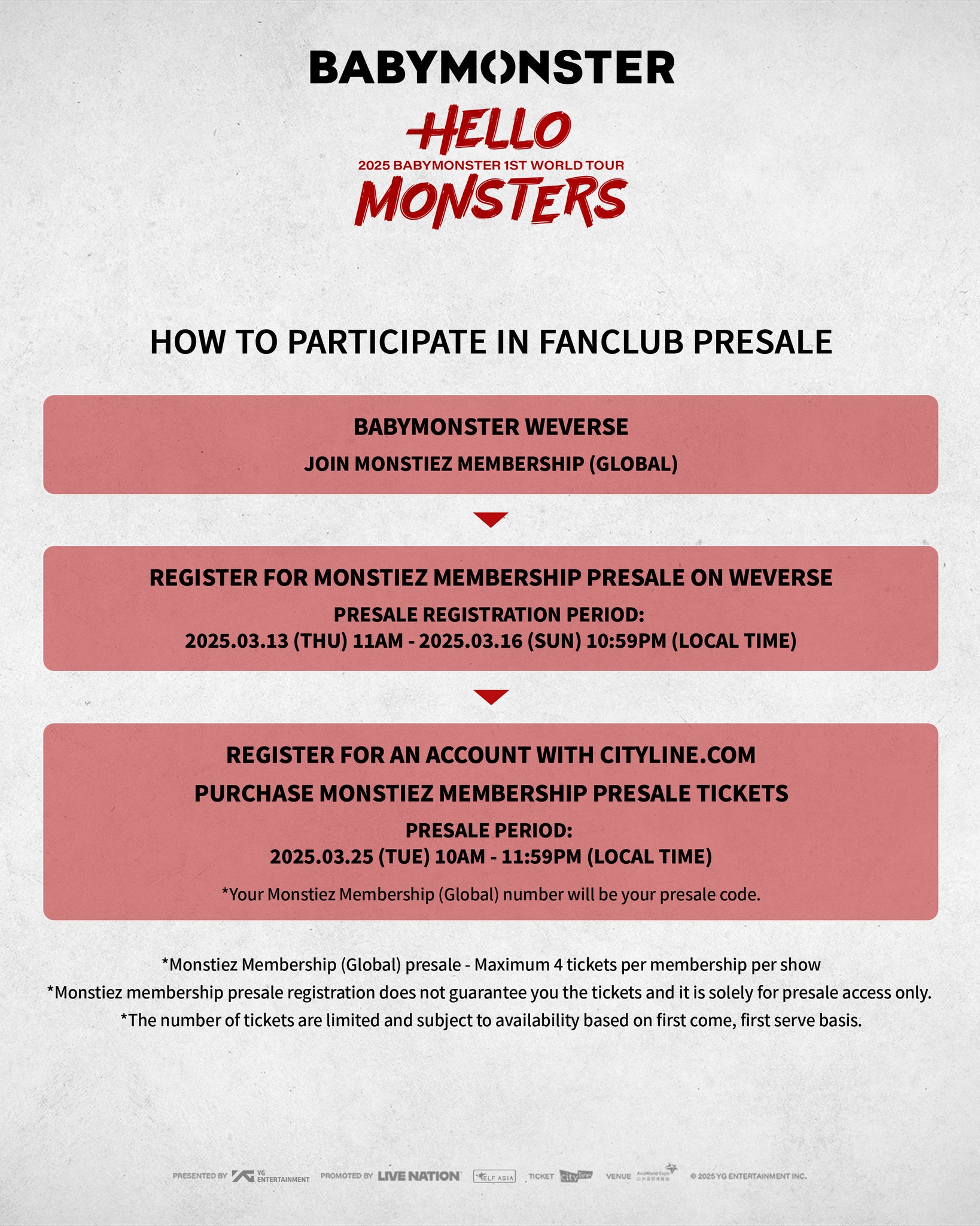 Fanclub presale