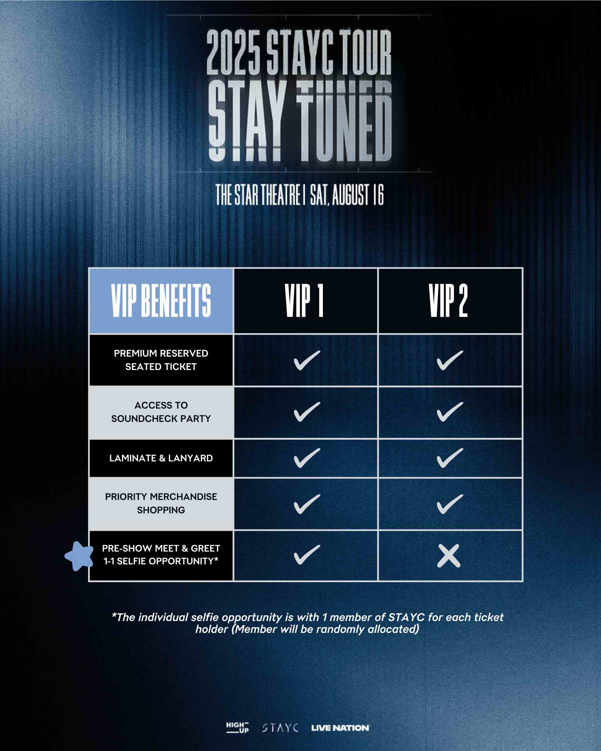 STAYC新加坡演唱会2025 VIP福利