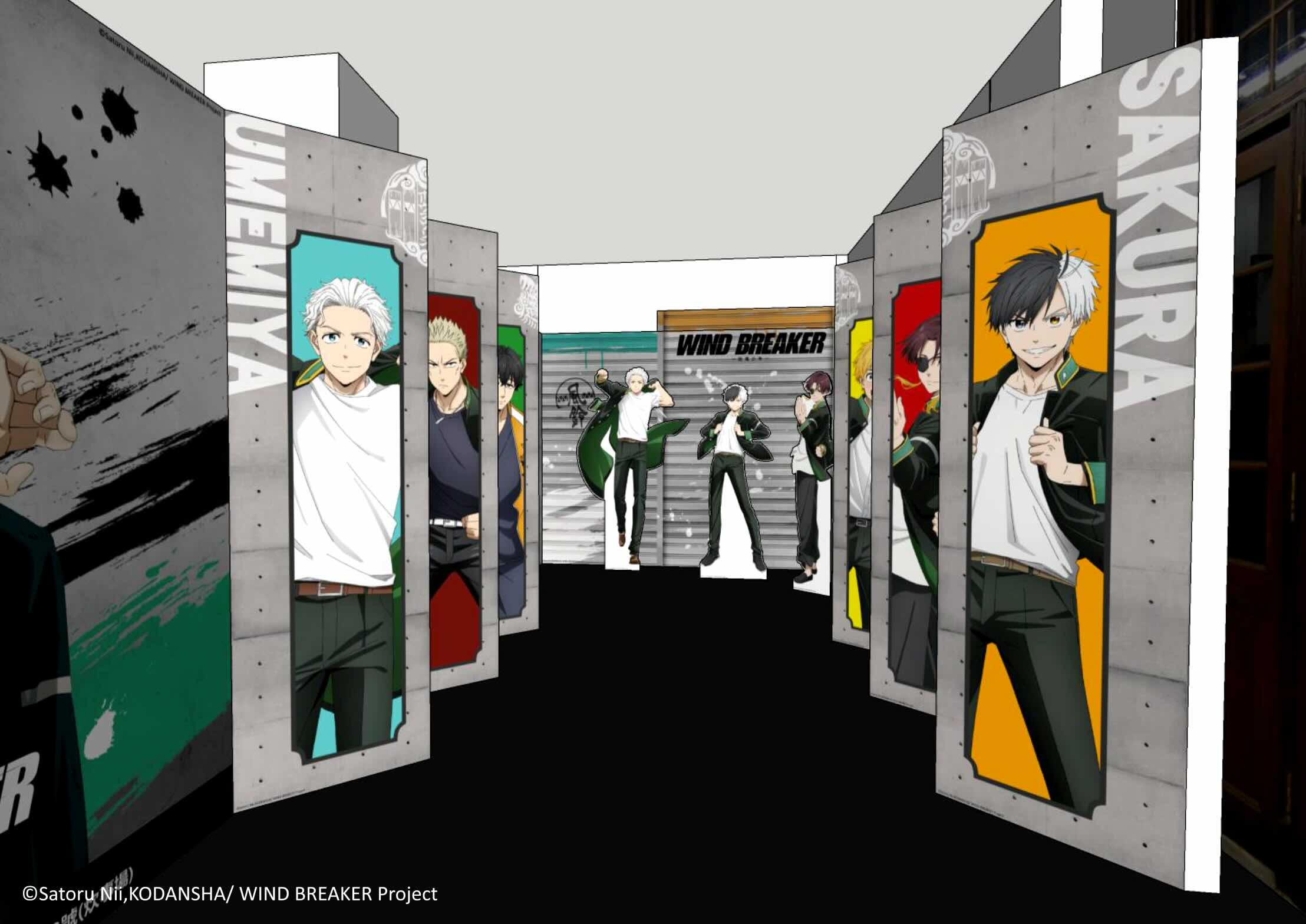 圖2-4-2 主角群打卡牆