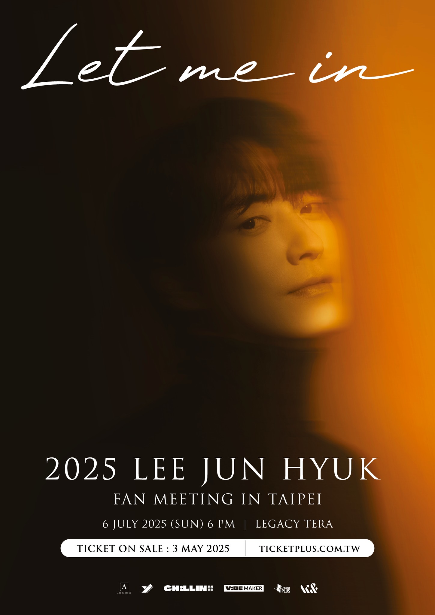 曾出演多部高人氣韓劇及電影的李浚赫即將於2025年7月6日在Legacy TERA舉辦粉絲見面會「2025 LEE JUN HYUK ‘LET ME IN’ IN TAIPEI」
