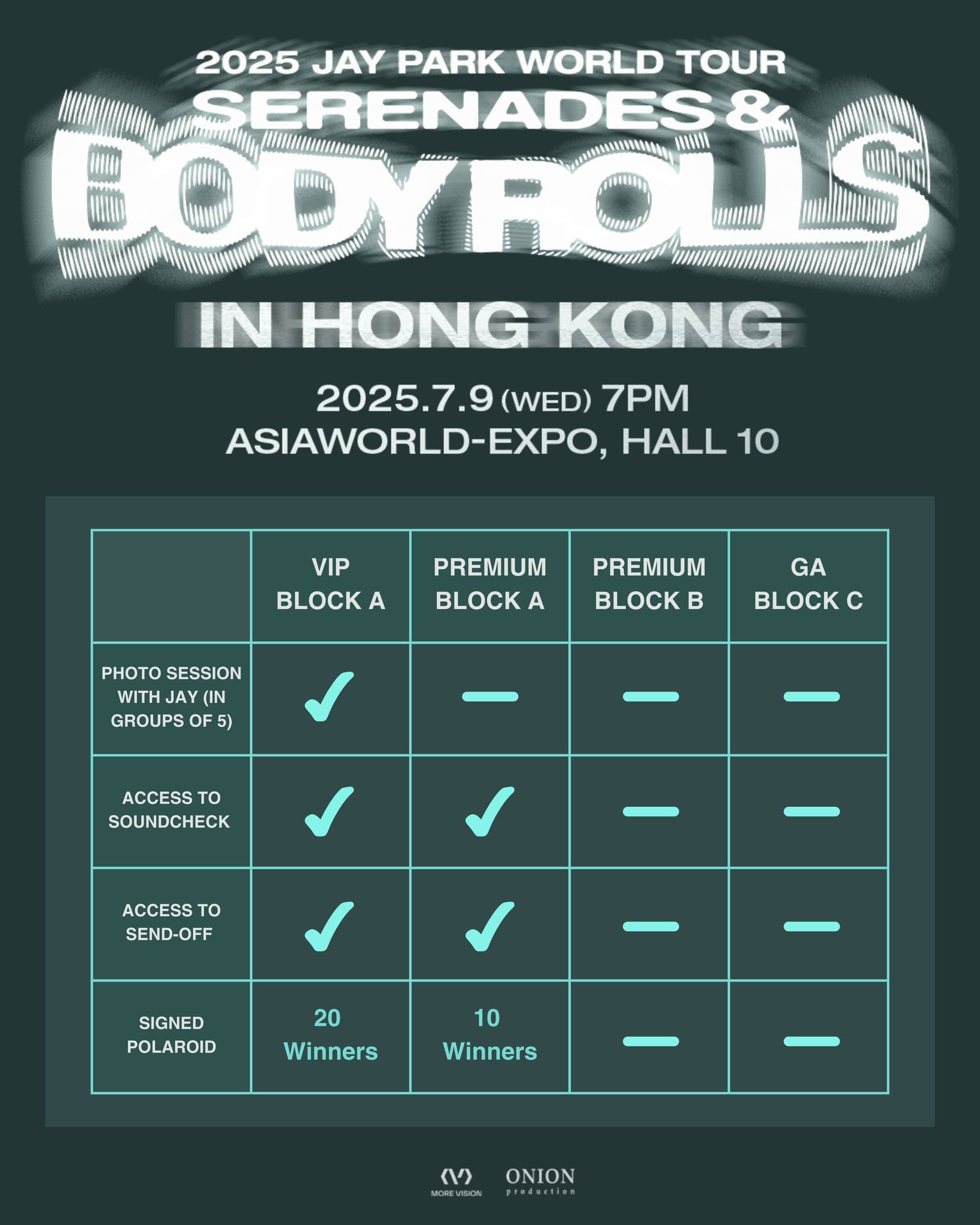 Jay Park Hong Kong Concert 2025 Fan Benefits