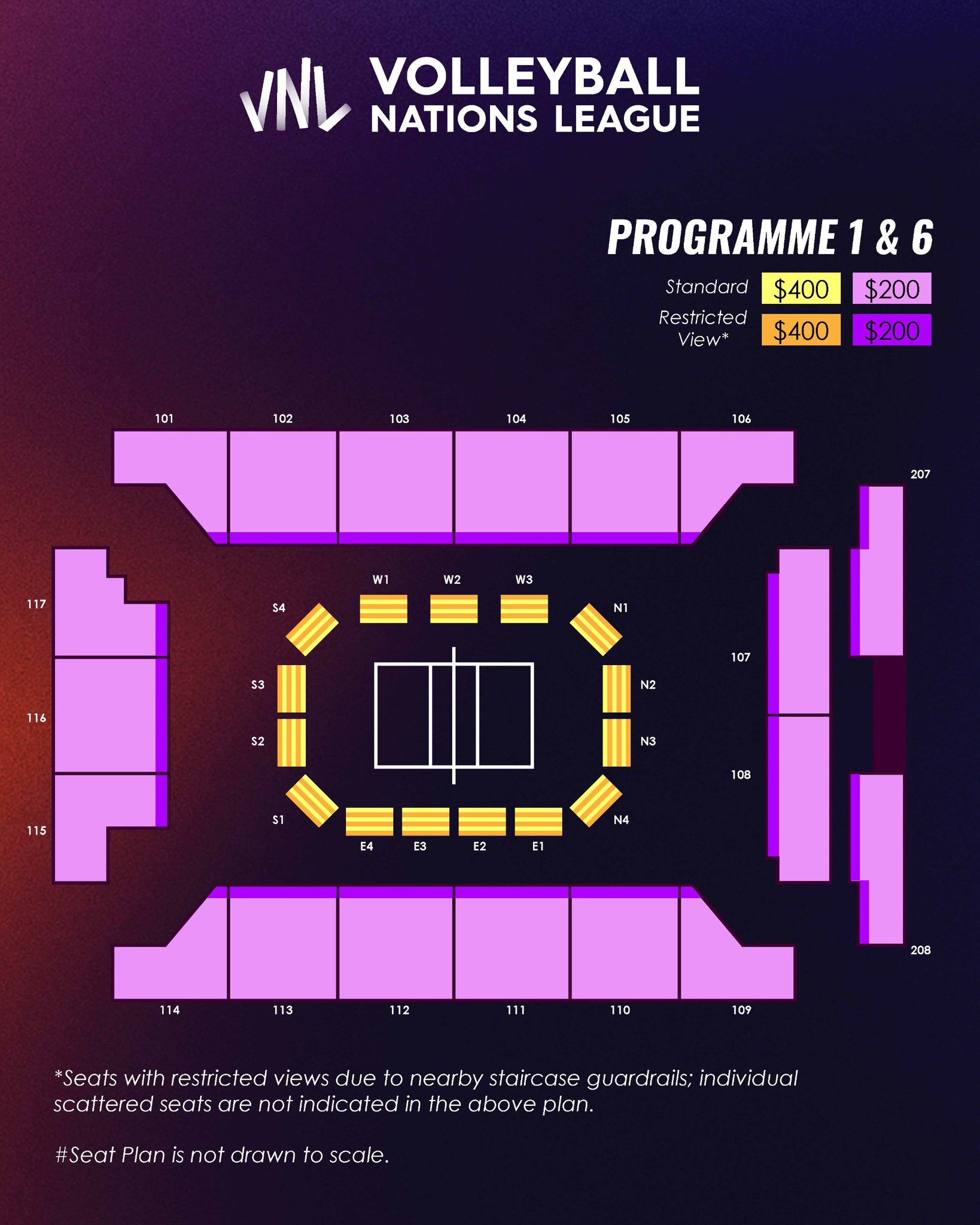 programme 1&6 - seating plan