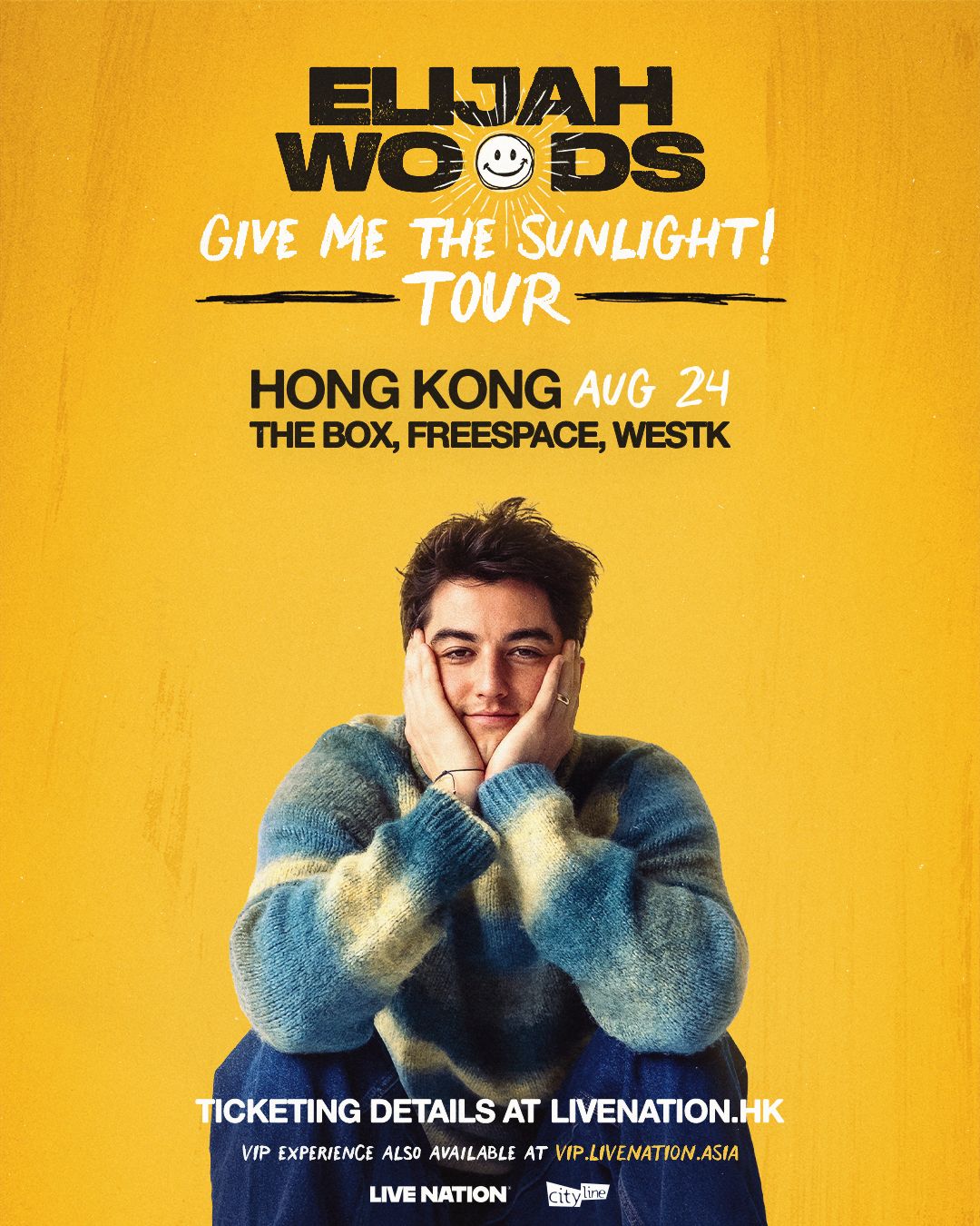 Elijah Woods Give Me The Sunlight in Hong Kong