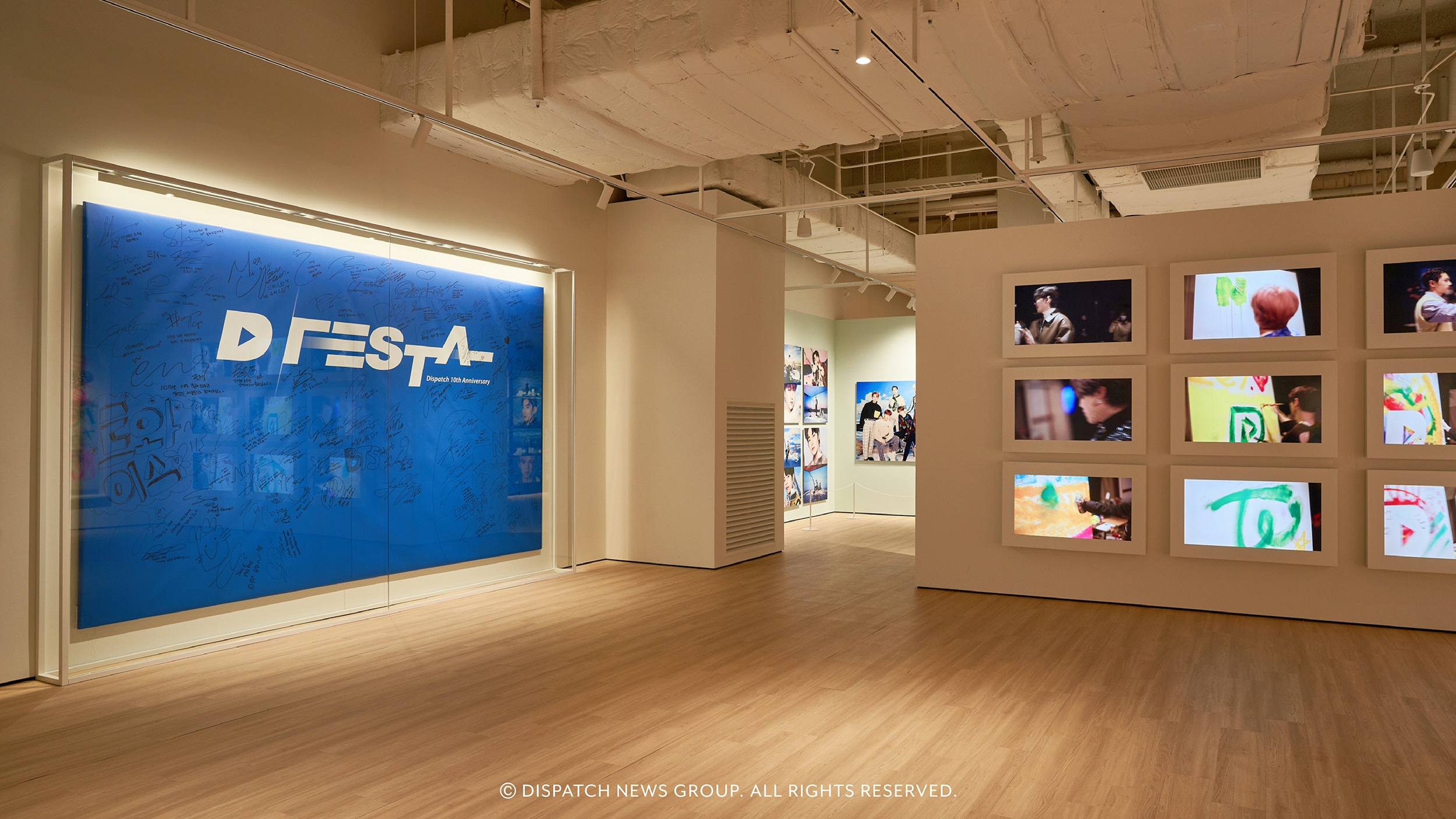 「D'FESTA TAIPEI」展出韓國偶像的親筆簽名及畫作
