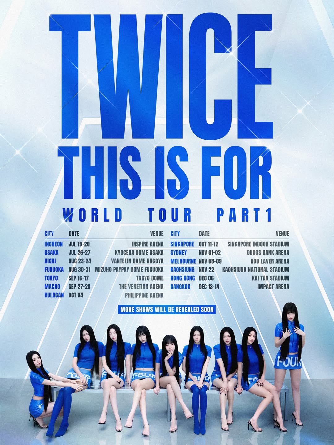 TWICE 澳门首个演唱会！9月27-28日威尼斯人综艺馆开唱