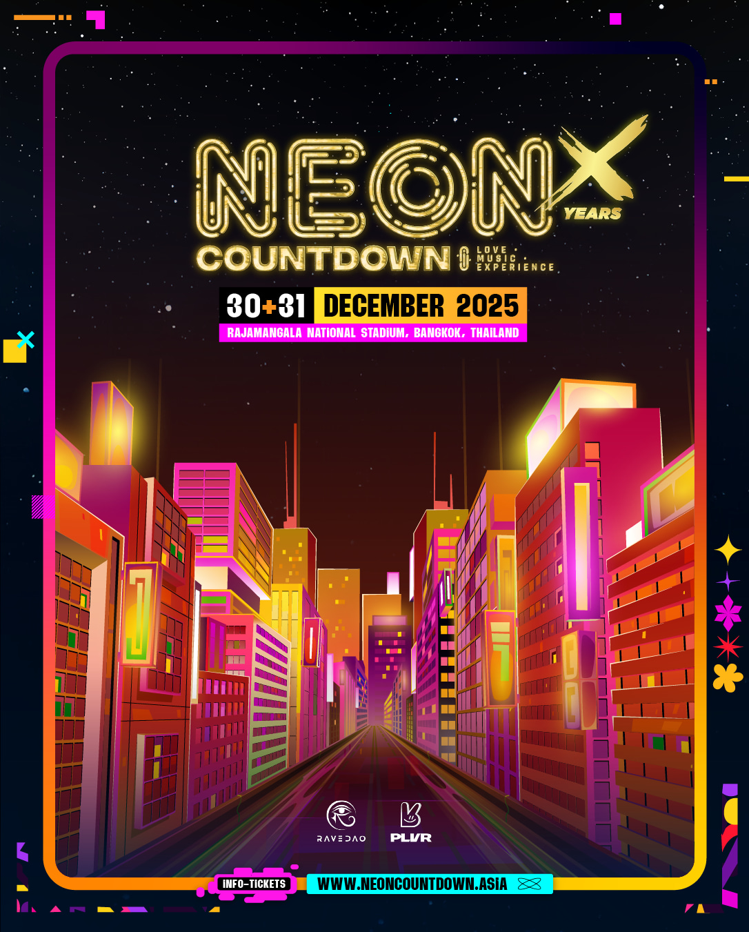 NEON COUNTDOWN 2025: Countdown to a Decade