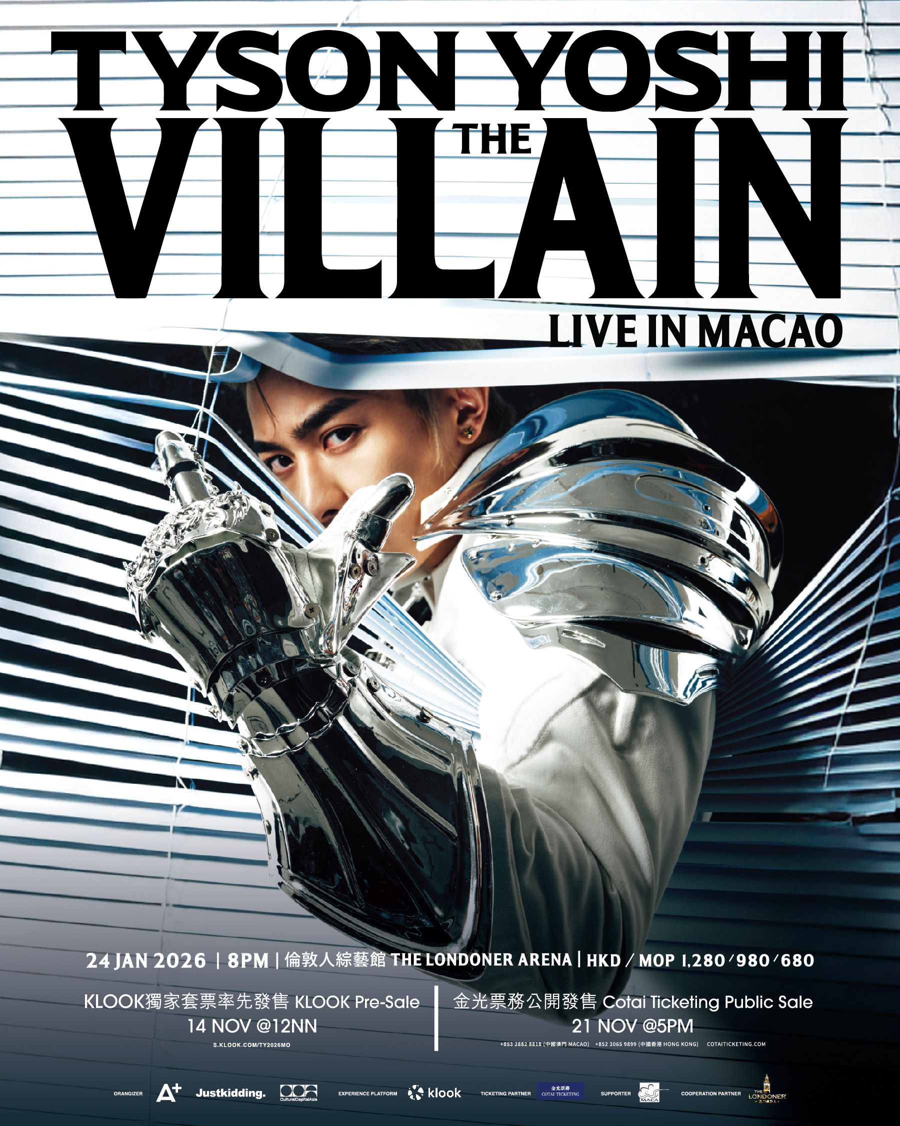 TYSON YOSHI THE VILLAIN LIVE IN MACAO