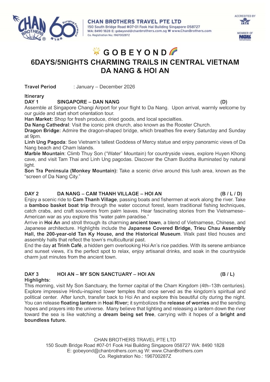 6D5N CHARMING TRAILS IN CENTRAL VIETNAM DANANG & HOI AN_Page_1