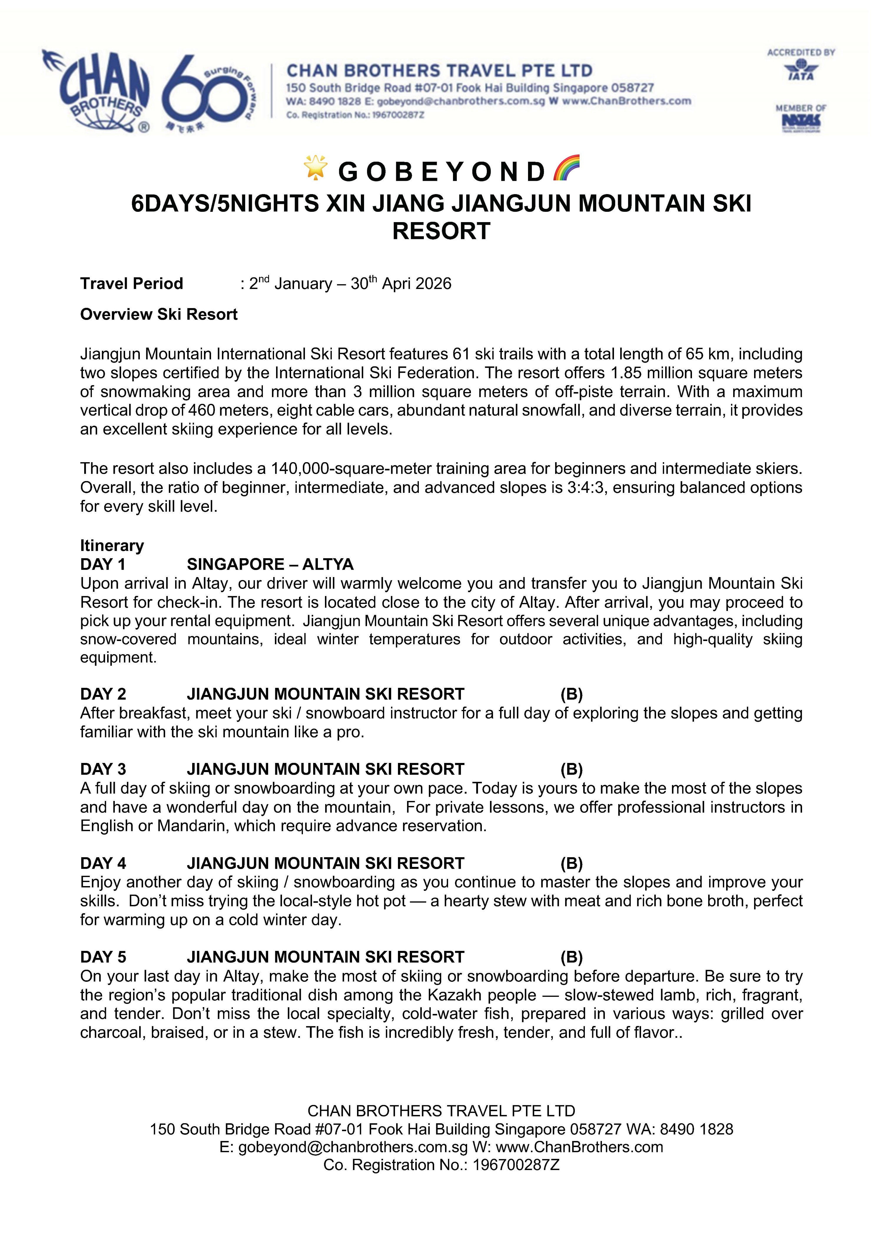 6D5N XIN JIANG JIANGJUN MOUNTAIN SKI RESORT_Page_1
