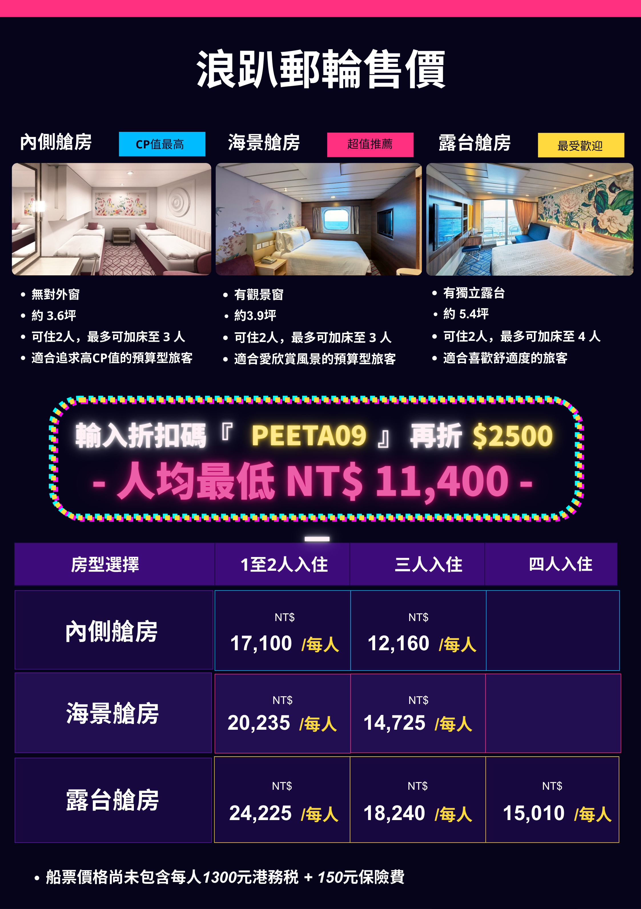 STEPSEA Wave Party Cruise_Market Price List (1)