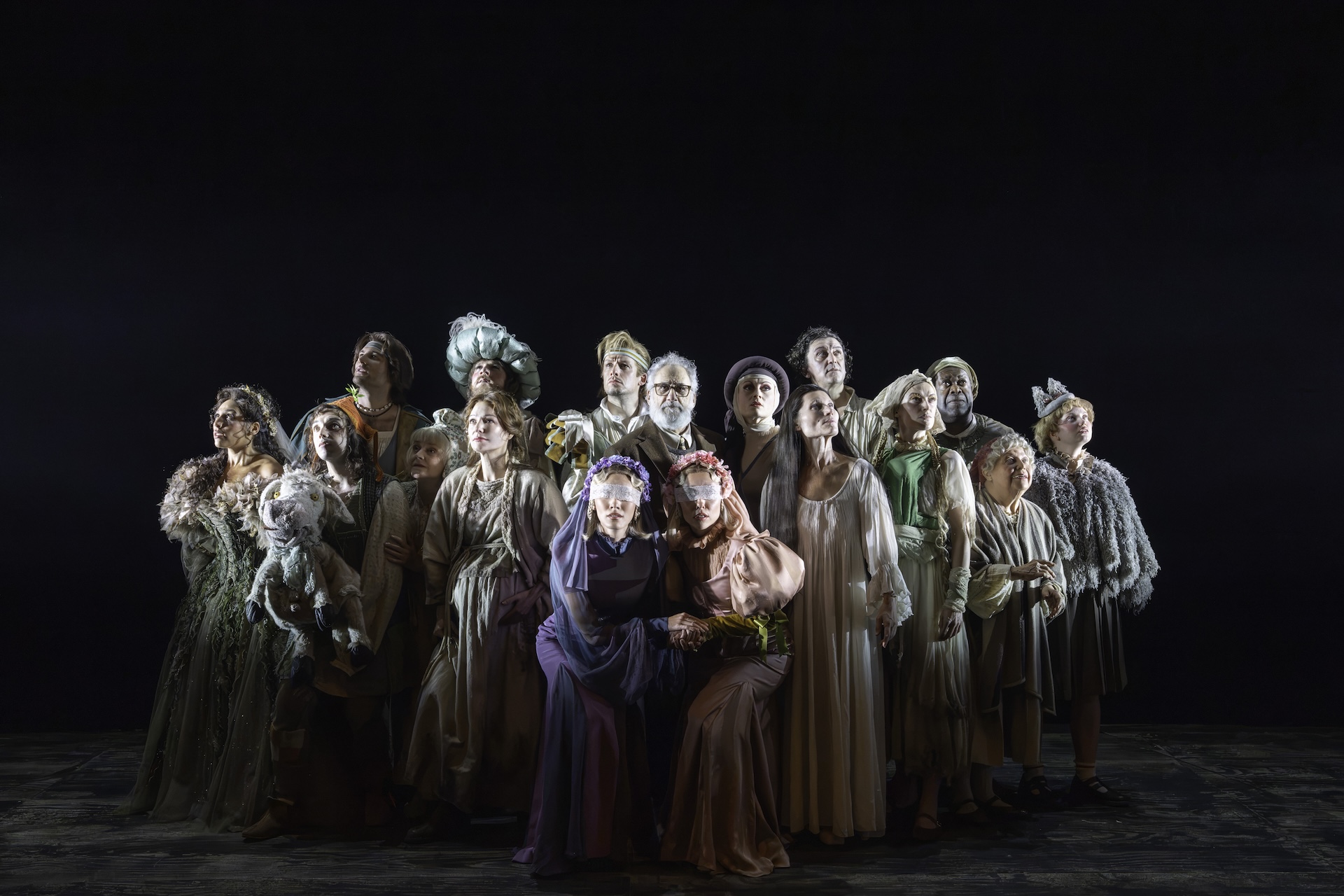 The company of Into The Woods, photography by Johan Persson