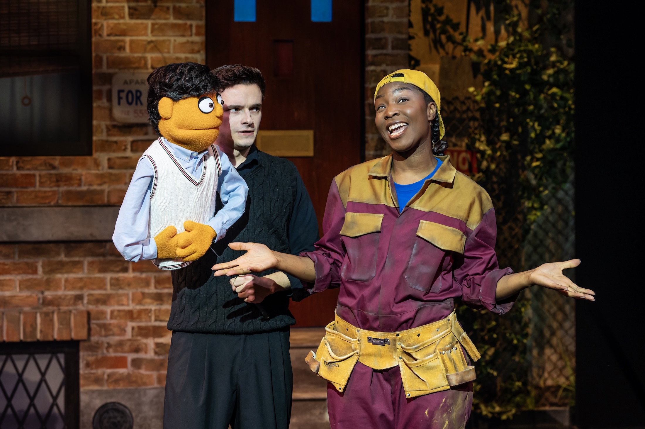 Noah Harrison and Dionne Ward-Anderson in Avenue Q - Photo by Matt Crockett