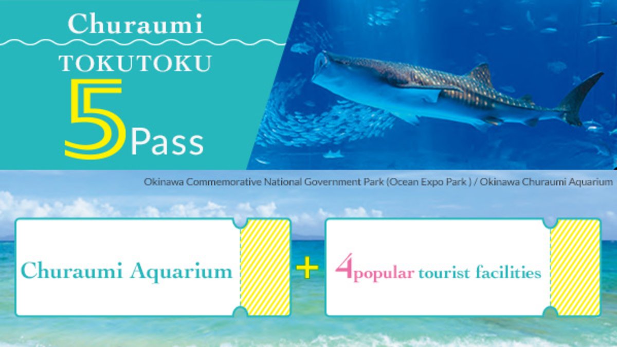 Okinawa Churaumi TokuToku 5 Pass / 3 Pass