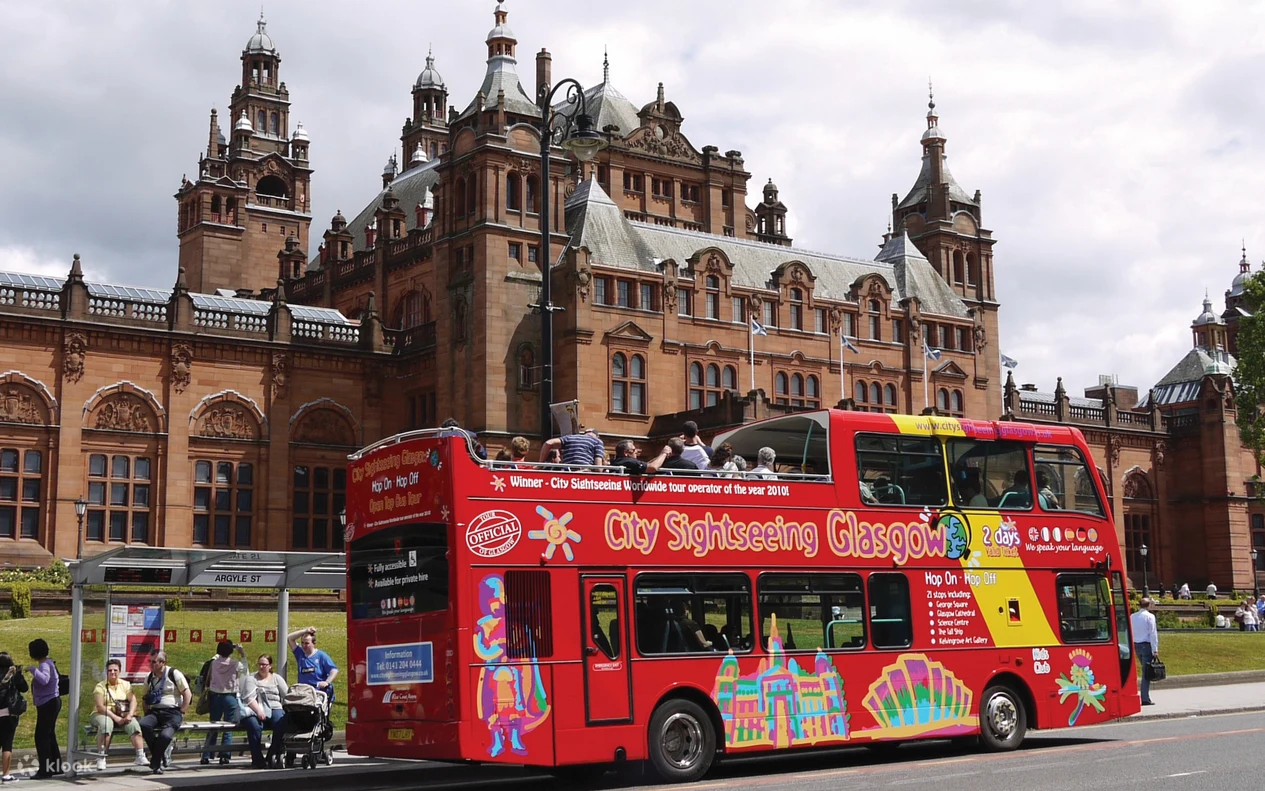 Glasgow Hop-on Hop-off City Sightseeing Bus Pass