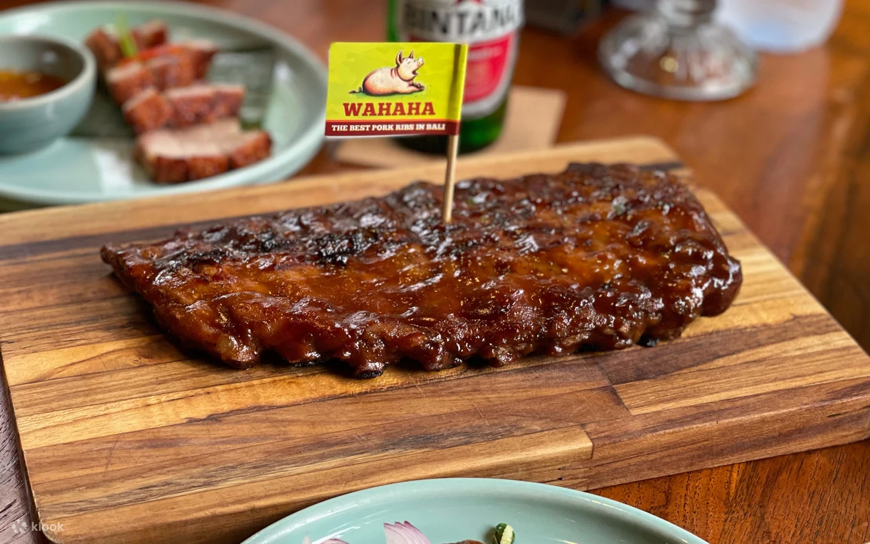 Wahaha Pork Ribs Seminyak豬肋排晚餐